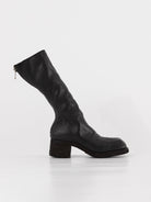 Guidi Tall Back Zip Boot 9089 in Black - GUIDI at Worthwhile - shop BOOT
