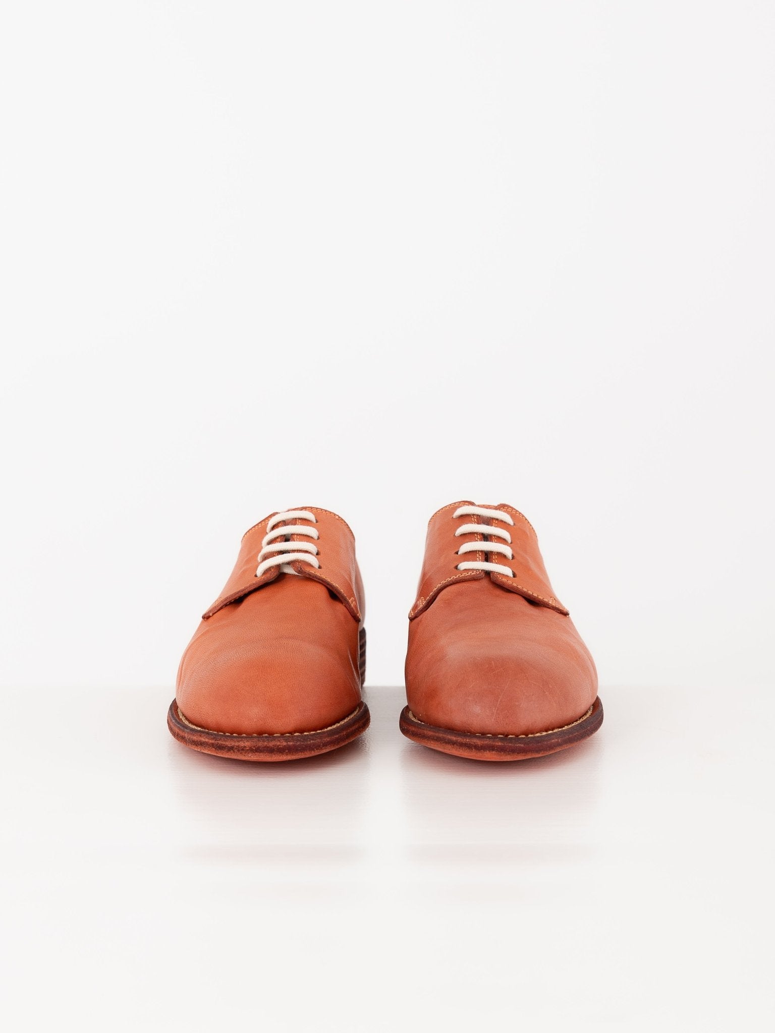 Guidi Vintage Ball Derby 112 in Coral - GUIDI at Worthwhile - shop SHOES