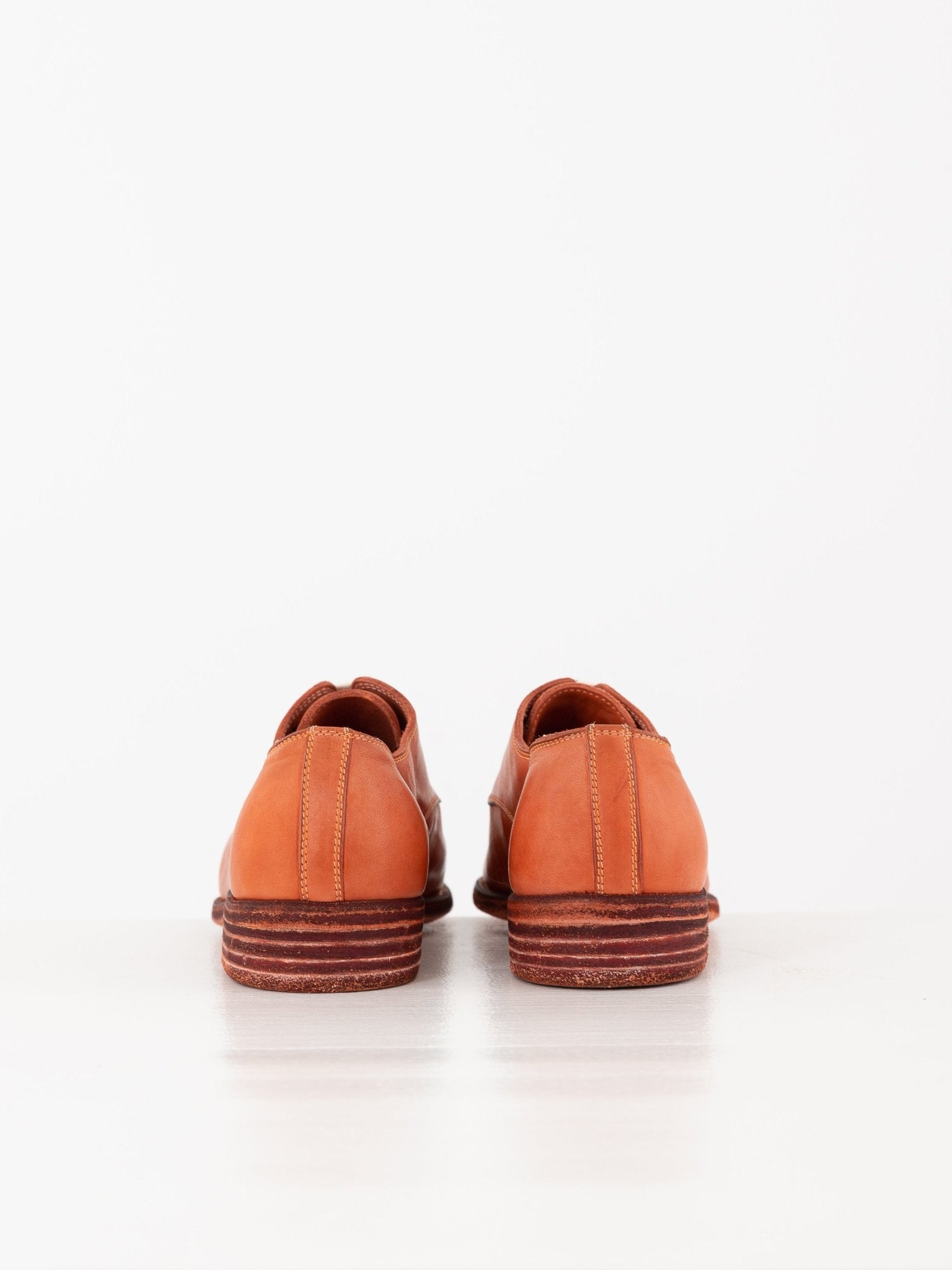 Guidi Vintage Ball Derby 112 in Coral - GUIDI at Worthwhile - shop SHOES