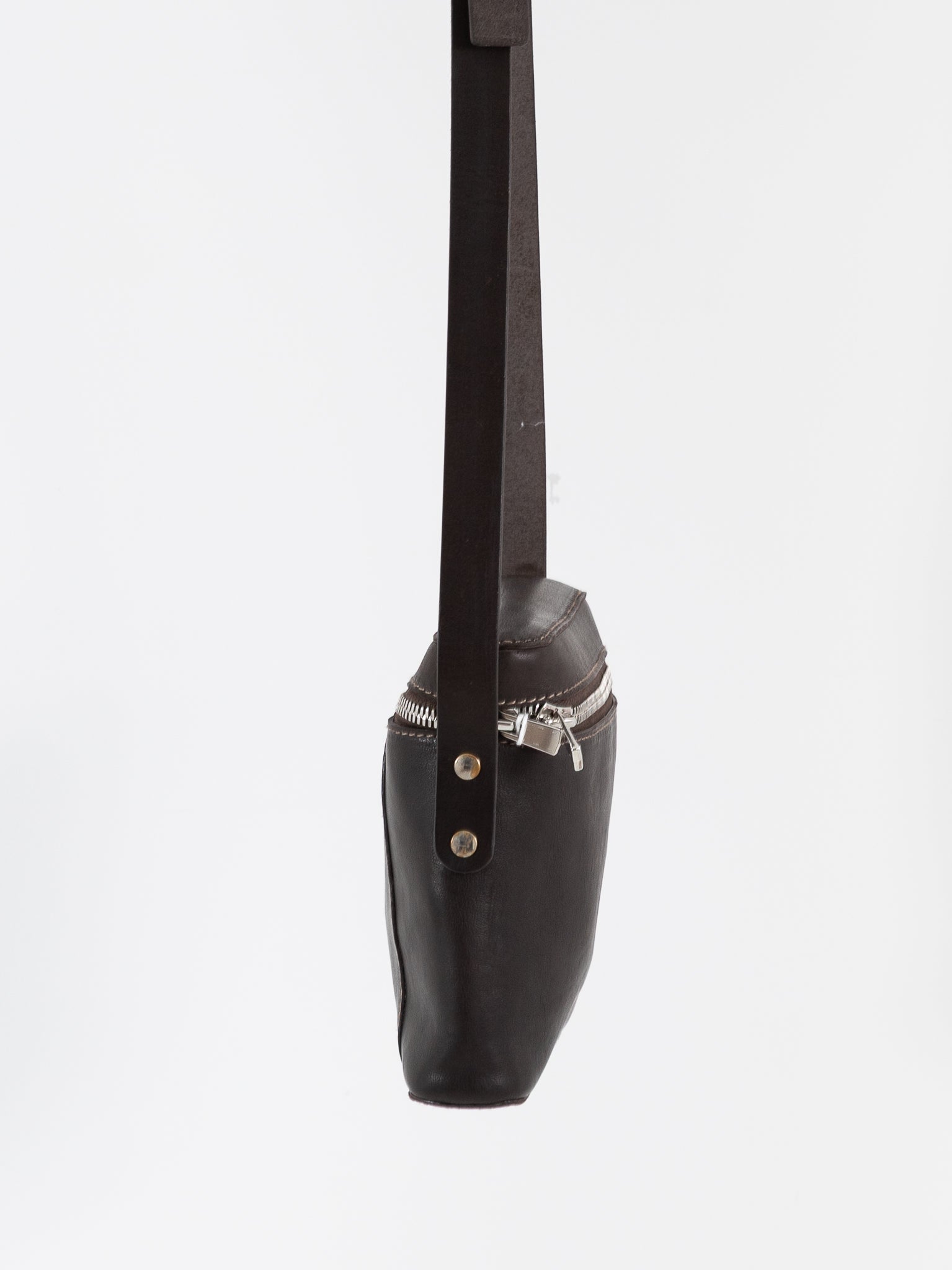 Guidi Zipped Bag C3 in Dark Brown - GUIDI at Worthwhile - shop BAG