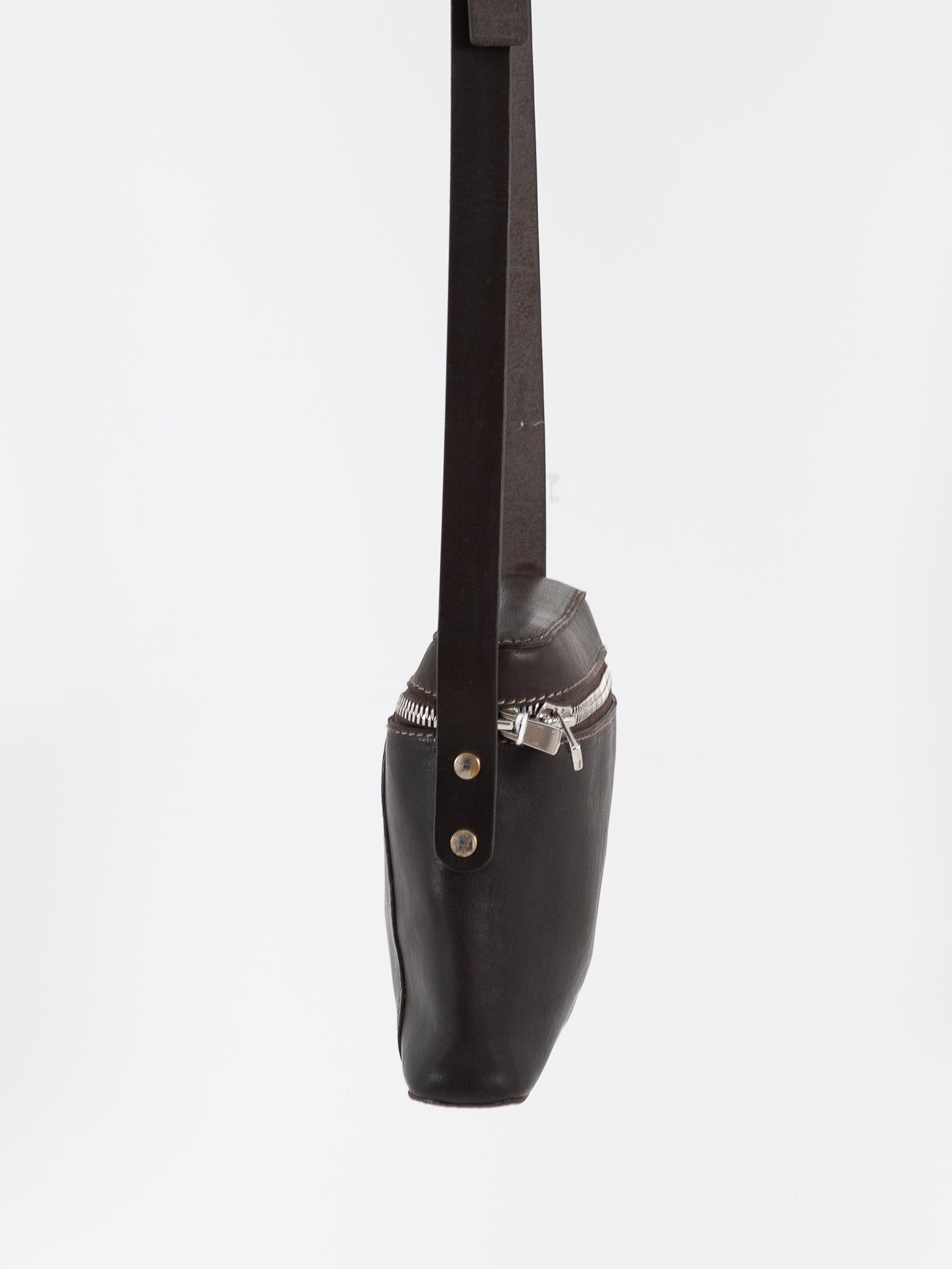 Guidi Zipped Bag C3 in Dark Brown - GUIDI at Worthwhile - shop BAG