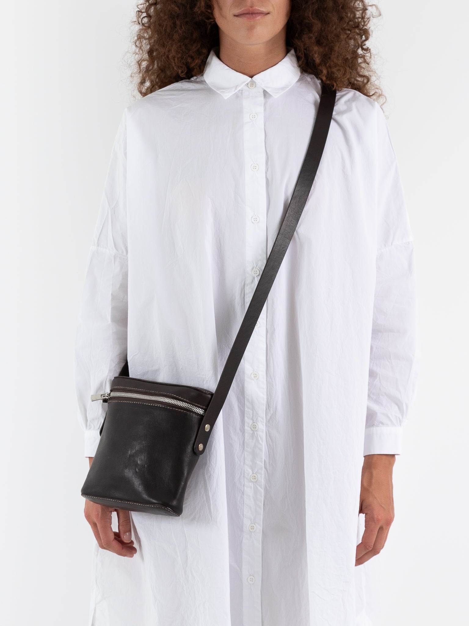 Guidi Zipped Bag C3 in Dark Brown - GUIDI at Worthwhile - shop BAG