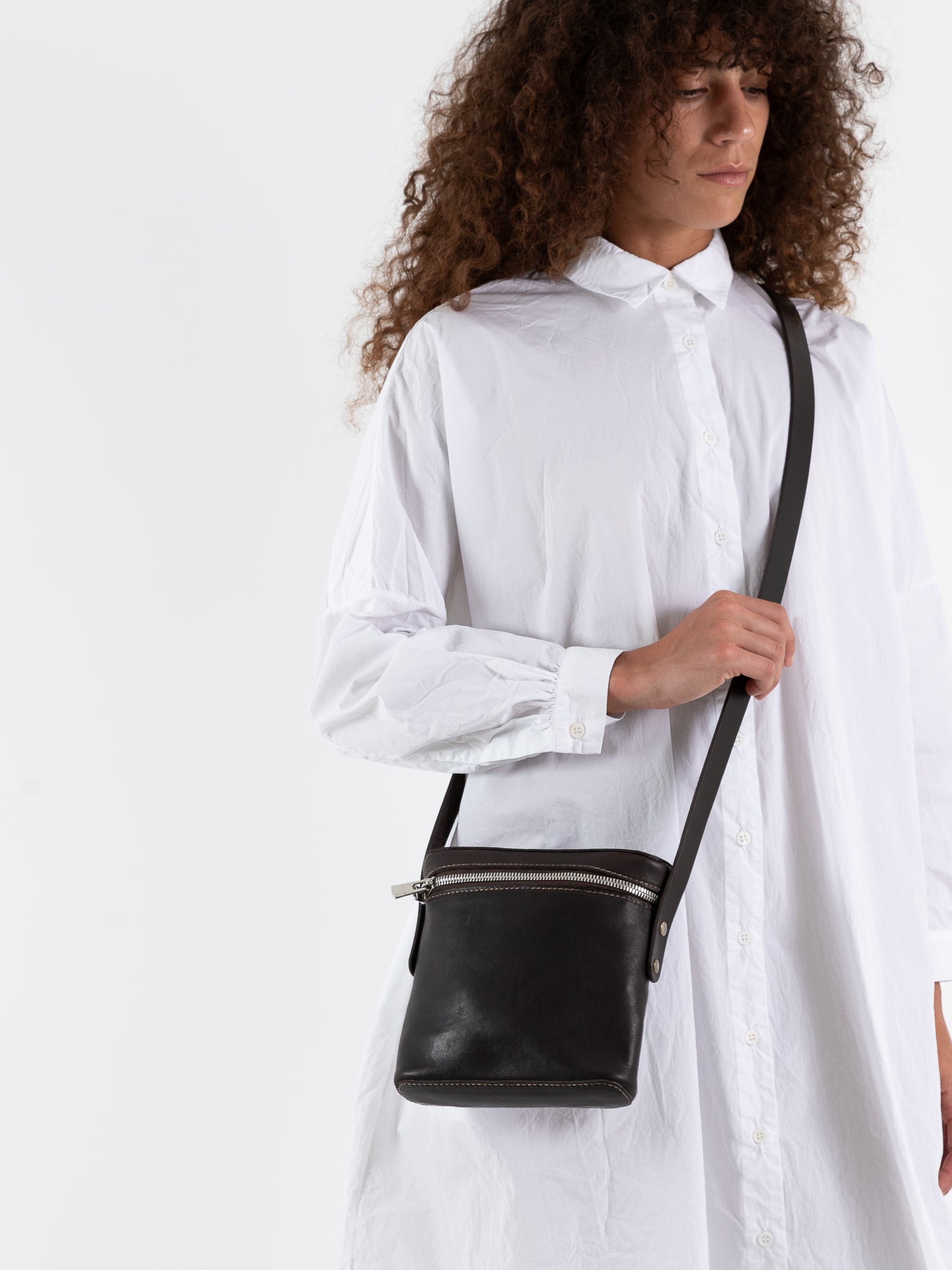 Guidi Zipped Bag C3 in Dark Brown - GUIDI at Worthwhile - shop BAG