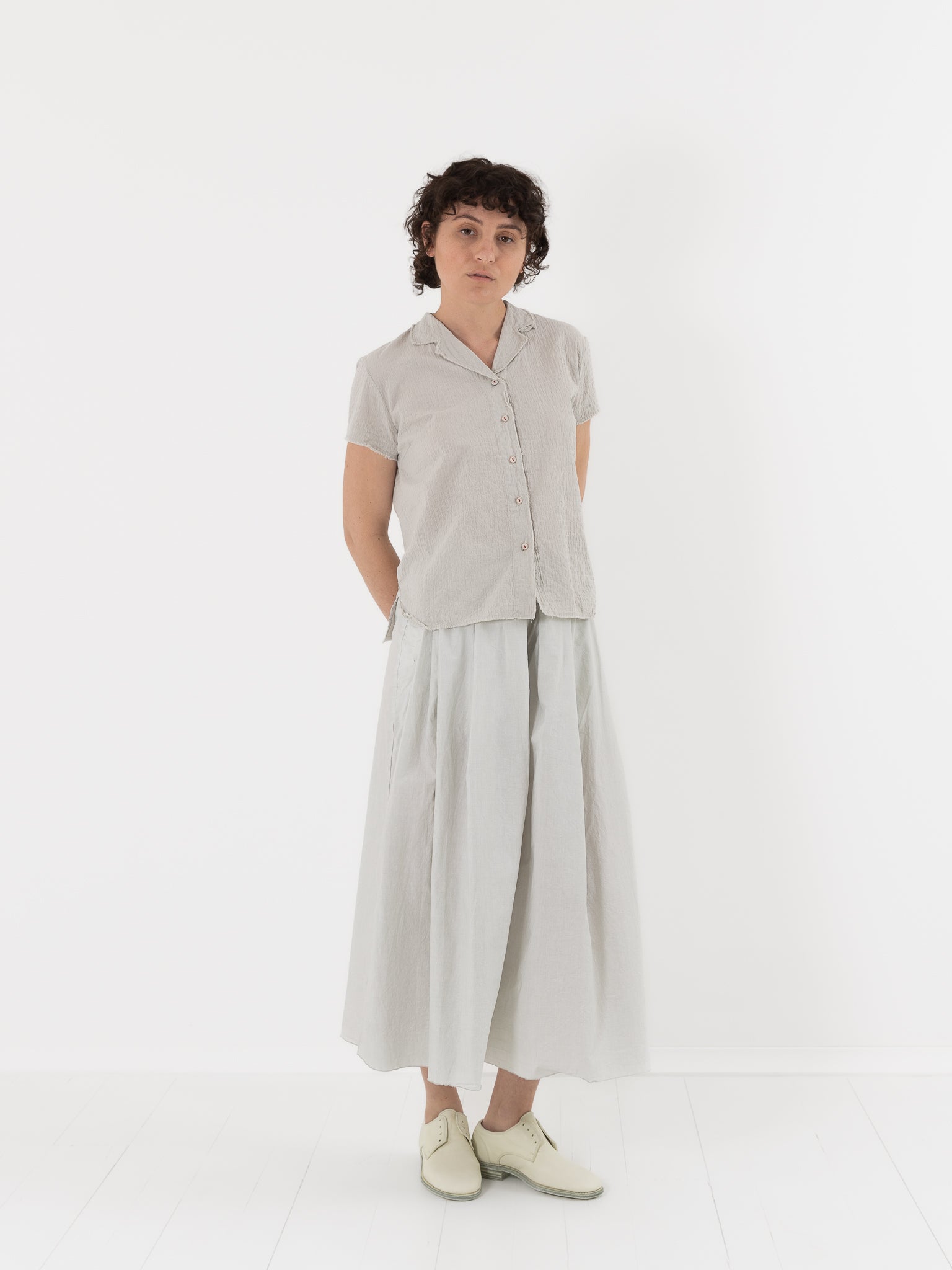 Hannoh Wessel Shirt Sharon in Pearl - HANNOH at Worthwhile - shop TOP