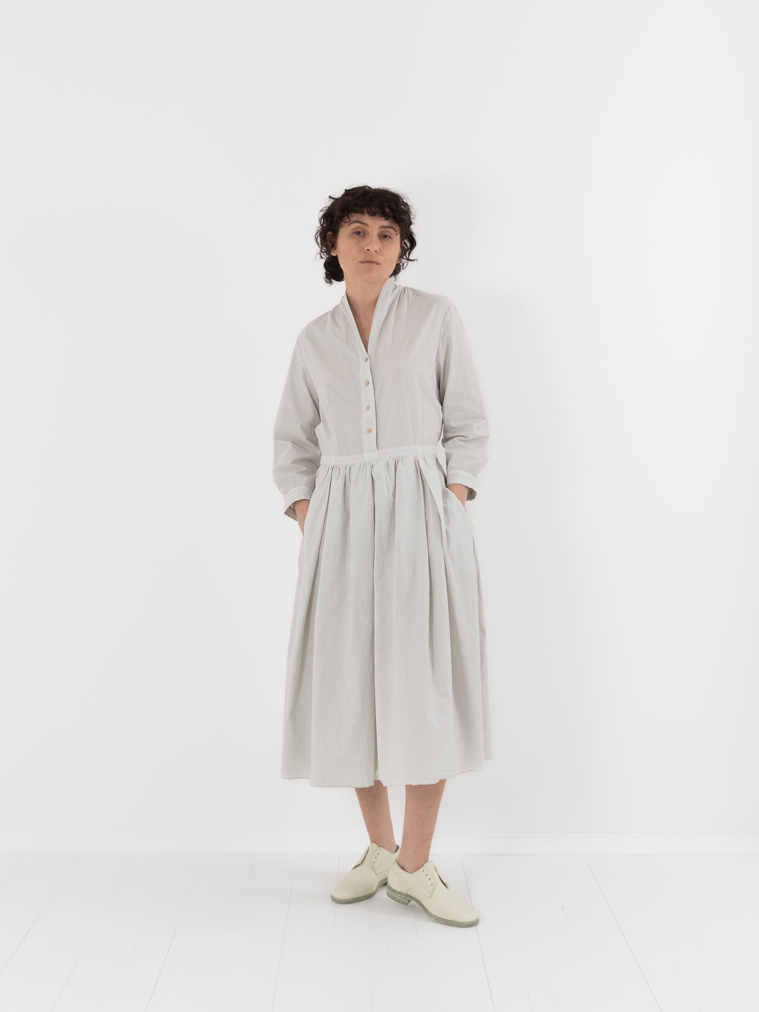 Hannoh Wessel Dress Delaney in Old Pearl - HANNOH at Worthwhile - shop DRESS