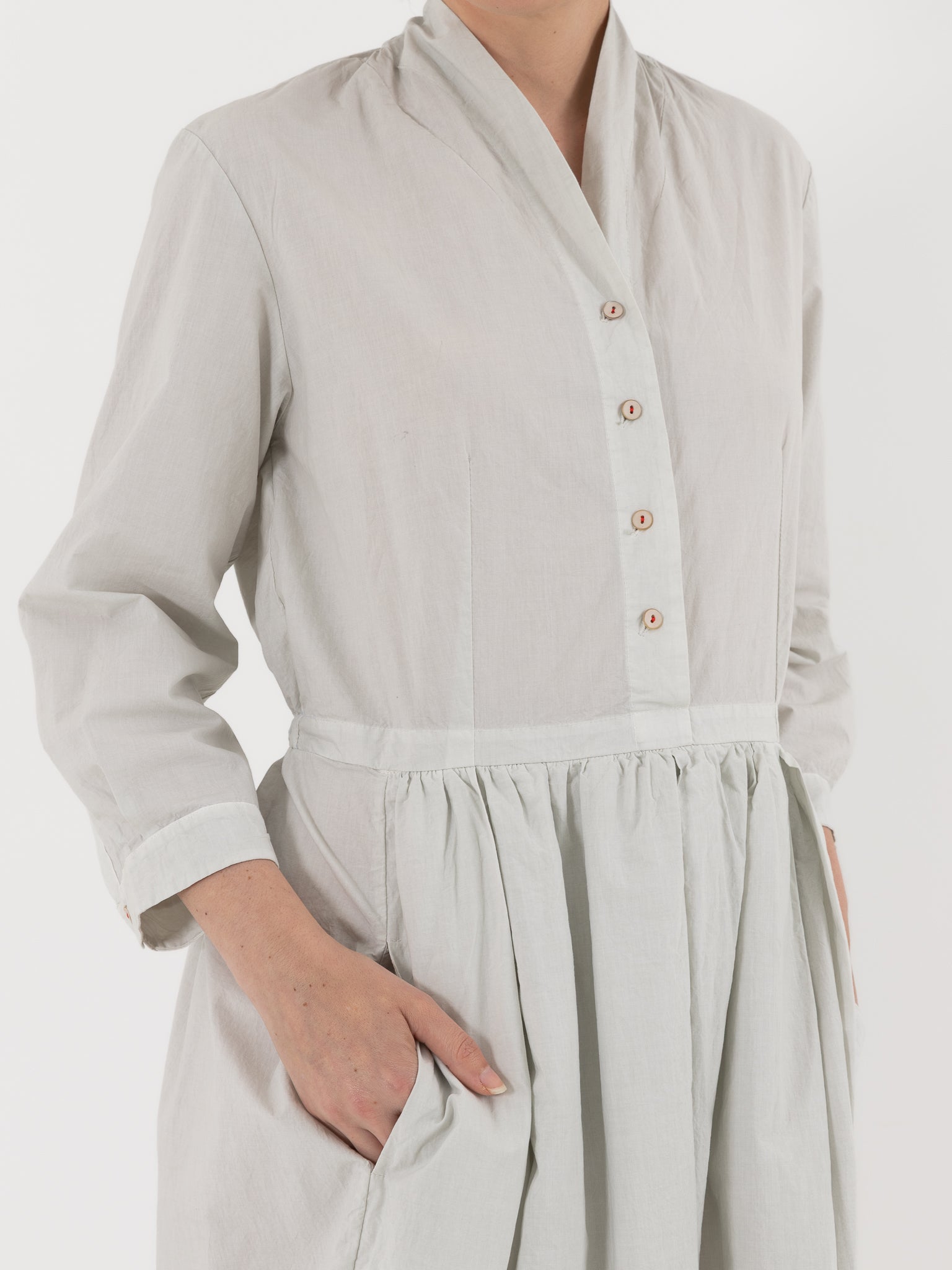 Hannoh Wessel Dress Delaney in Old Pearl - HANNOH at Worthwhile - shop DRESS