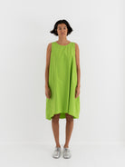 Hannoh Dress Doris in Lime - HANNOH at Worthwhile - shop DRESS