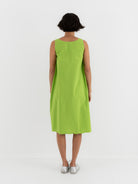 Hannoh Dress Doris in Lime - HANNOH at Worthwhile - shop DRESS