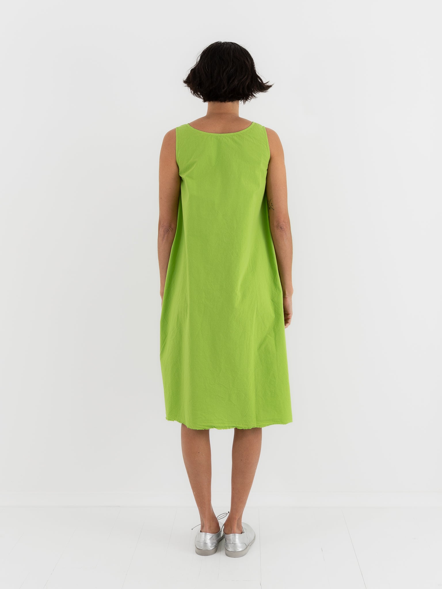 Hannoh Dress Doris in Lime - HANNOH at Worthwhile - shop DRESS