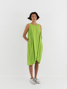Hannoh Dress Doris in Lime - HANNOH at Worthwhile - shop DRESS