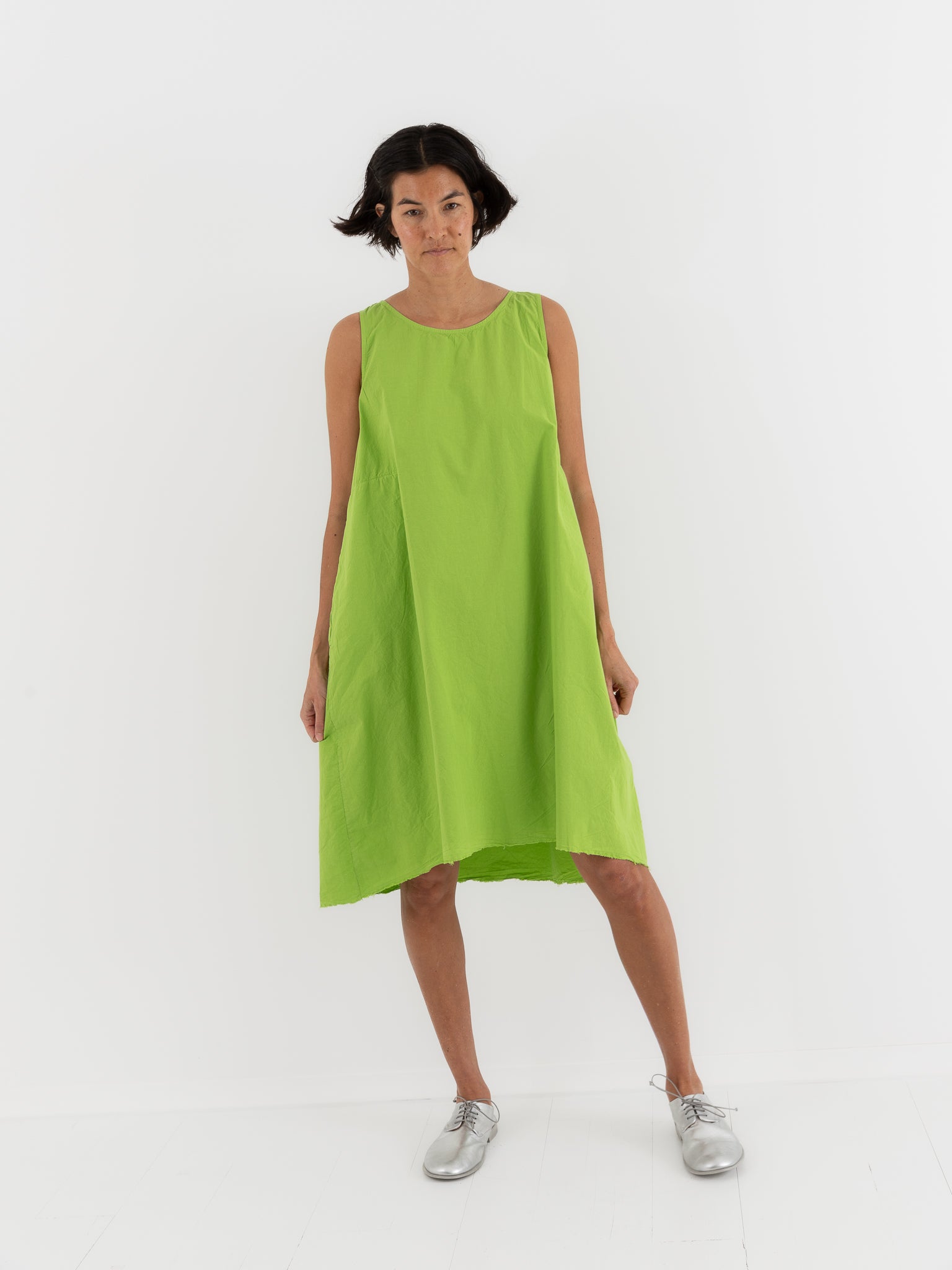 Hannoh Dress Doris in Lime - HANNOH at Worthwhile - shop DRESS