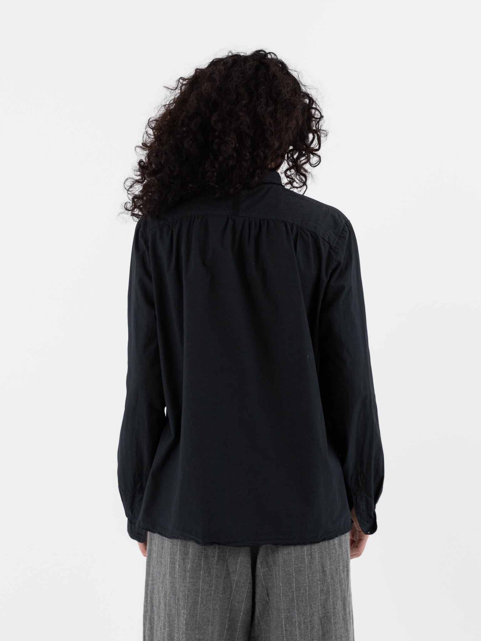 Hannoh Wessel Shirt Christina in Black - HANNOH at Worthwhile - shop TOP