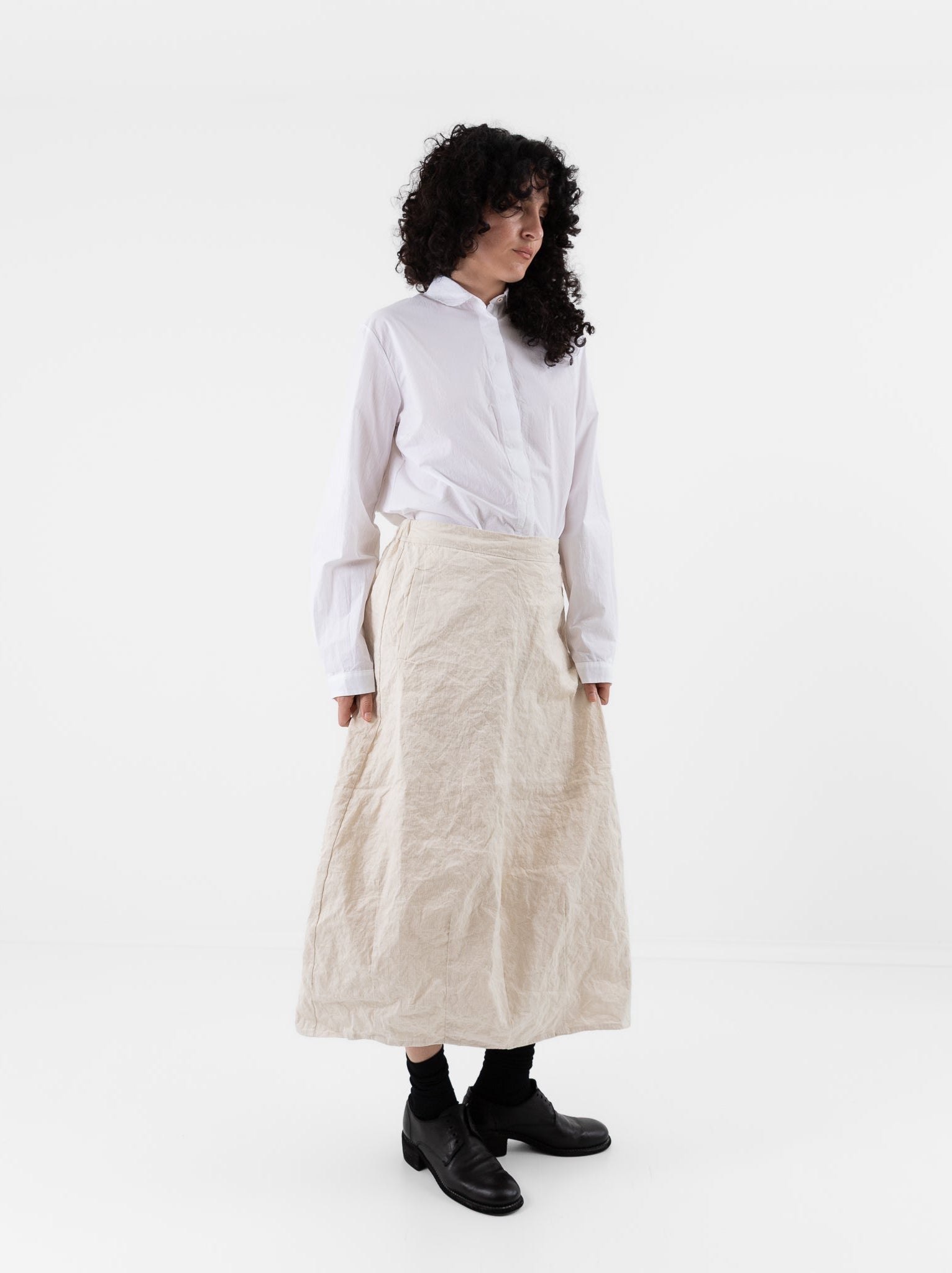 Hannoh Wessel Skirt Juliette in Natural - HANNOH at Worthwhile - shop SKIRT