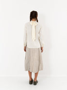 Hazel Brown Tattered Yoke Blouse in Ivory - HAZEL BROWN at Worthwhile - shop TOP