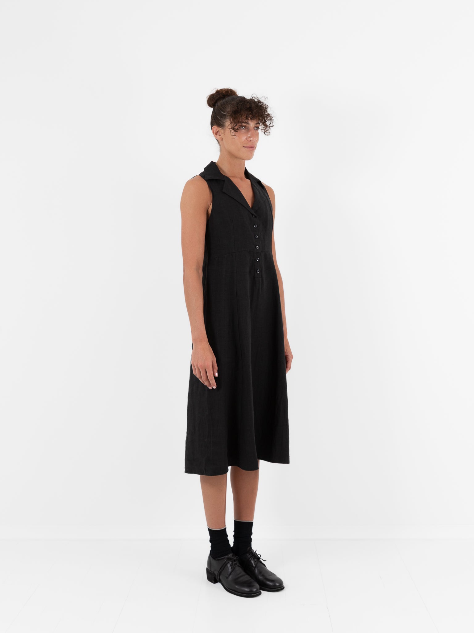 Hazel Brown Farm Dress in Black - HAZEL BROWN at Worthwhile - shop DRESS