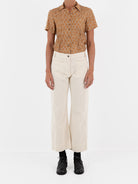 Hazel Brown Corduroy Trousers in Ivory - HAZEL BROWN at Worthwhile - shop PANT