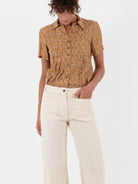 Hazel Brown Corduroy Trousers in Ivory - HAZEL BROWN at Worthwhile - shop PANT