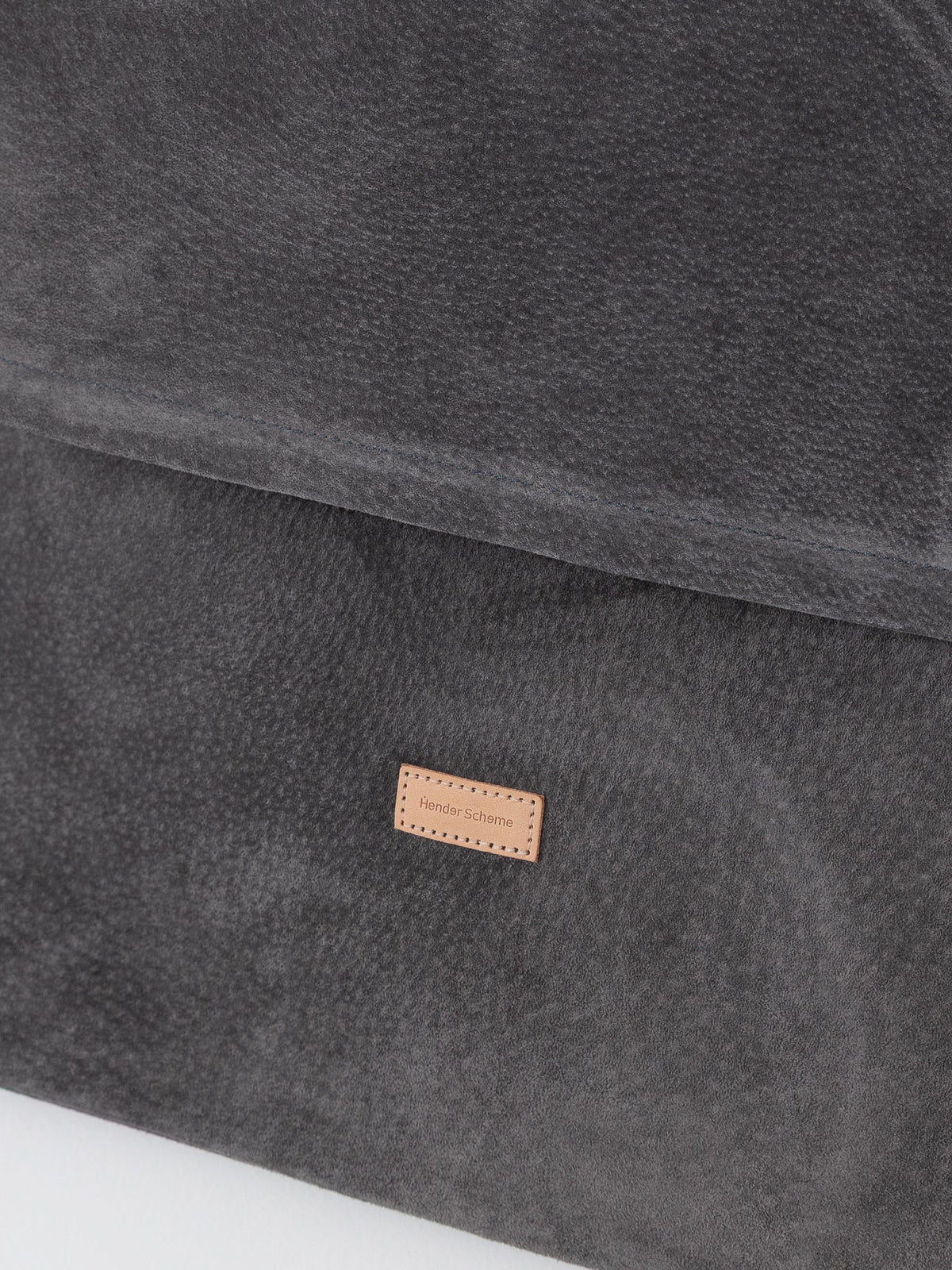 Hender Scheme Large Flap Shoulder Bag in Dark Grey - HENDER SCHEME at Worthwhile - shop BAG