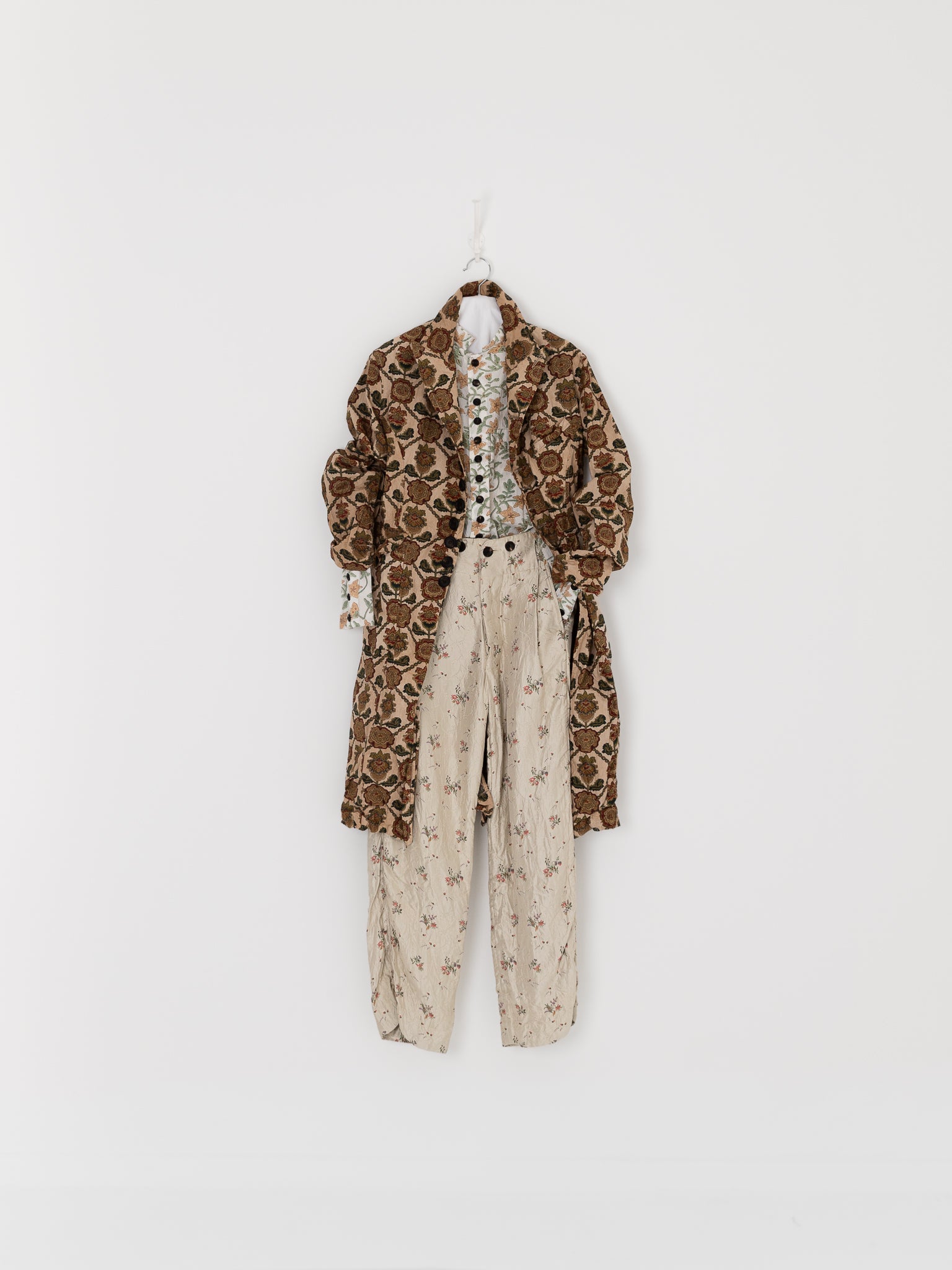 John Alexander Skelton Moonsailor Trouser in Stone Floral - JOHN ALEXANDER SKELTON at Worthwhile - shop PANT