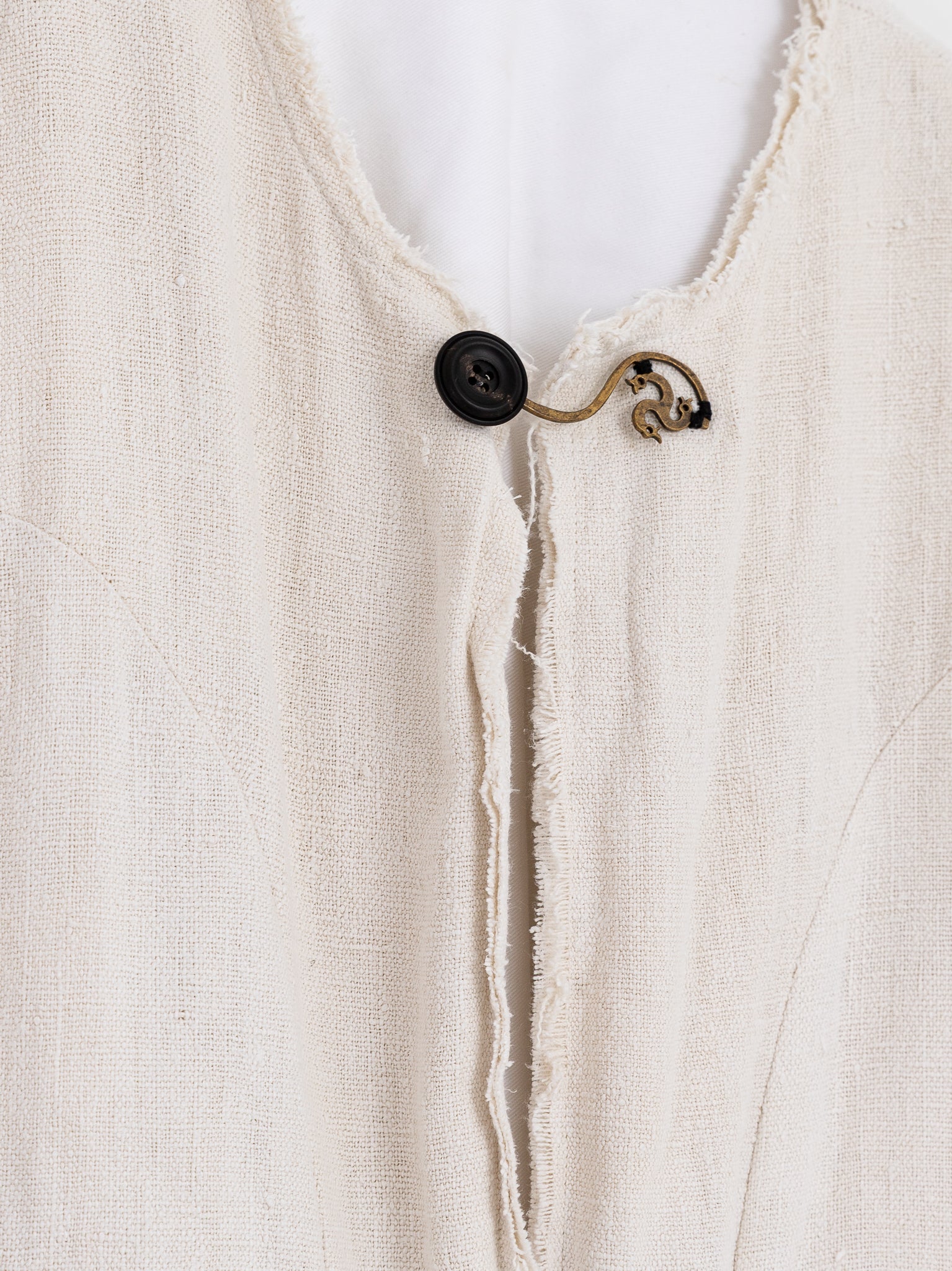 John Alexander Skelton Harlech Jacket in Antique Linen - JOHN ALEXANDER SKELTON at Worthwhile - shop JACKET