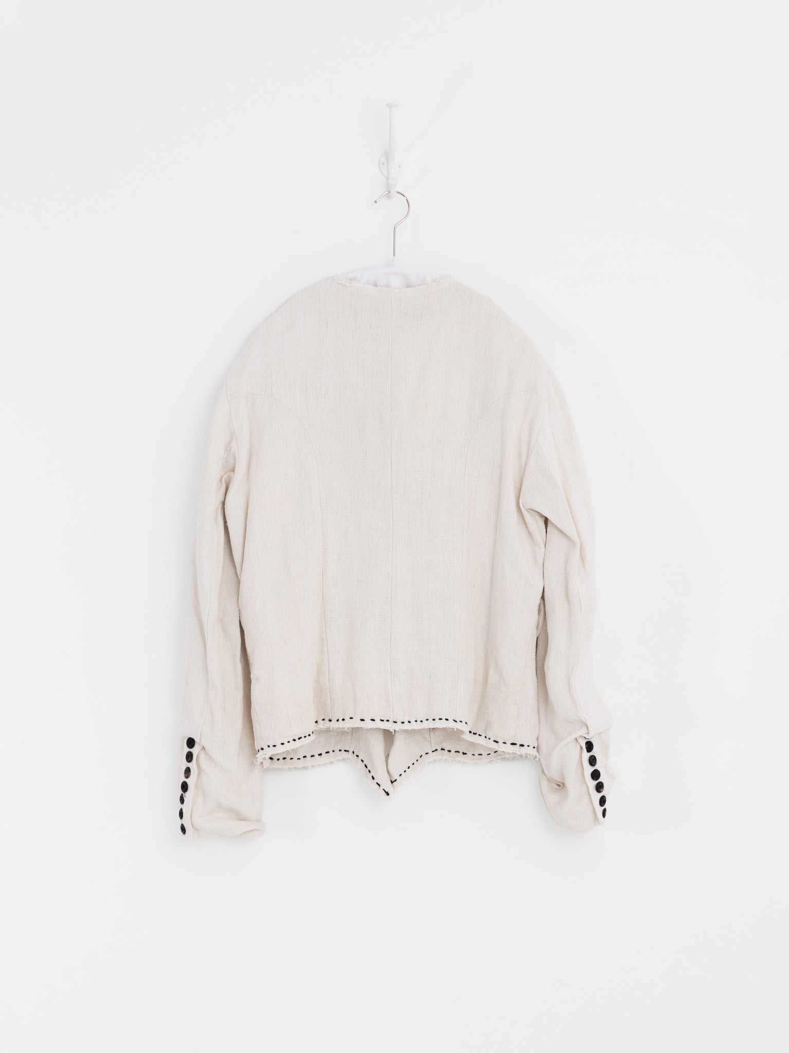 John Alexander Skelton Harlech Jacket in Antique Linen - JOHN ALEXANDER SKELTON at Worthwhile - shop JACKET