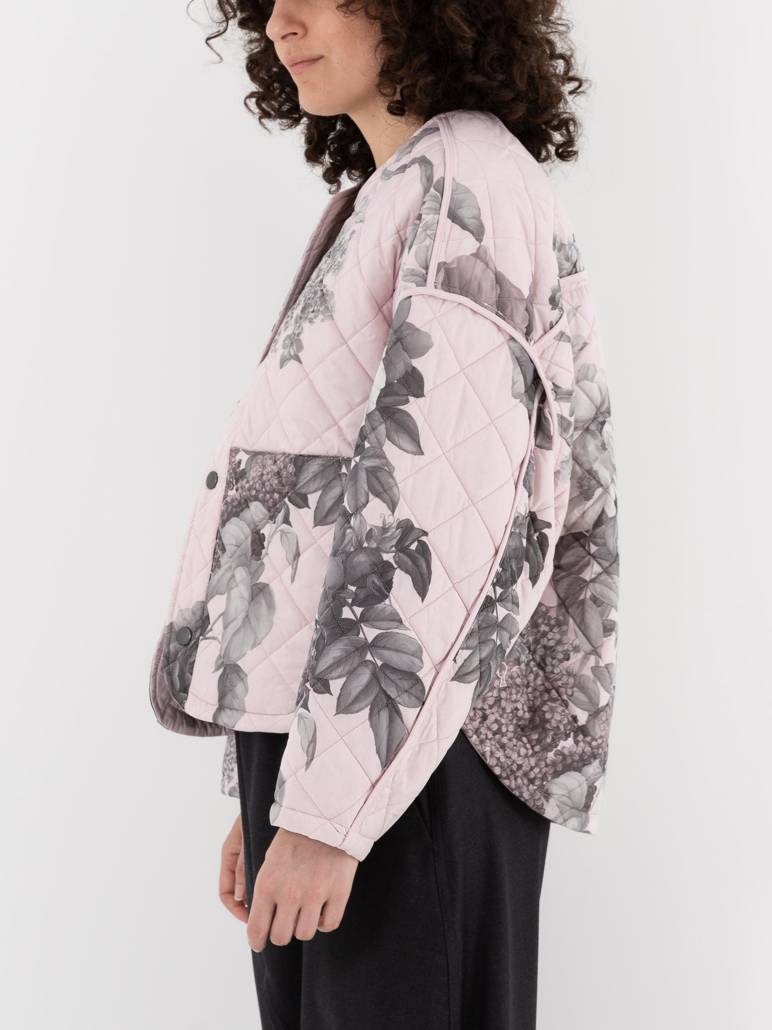 Konrad Isabella Jacket in Blush & Rosa Flower - KONRAD at Worthwhile - shop JACKET