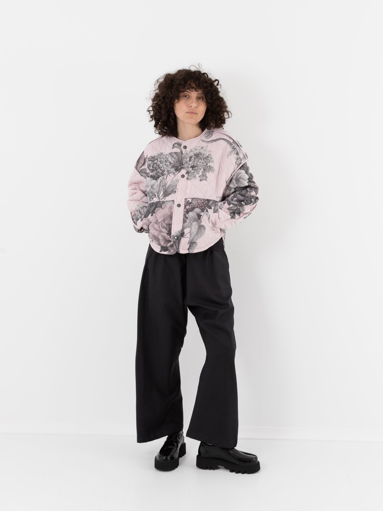 Konrad Isabella Jacket in Blush & Rosa Flower - KONRAD at Worthwhile - shop JACKET