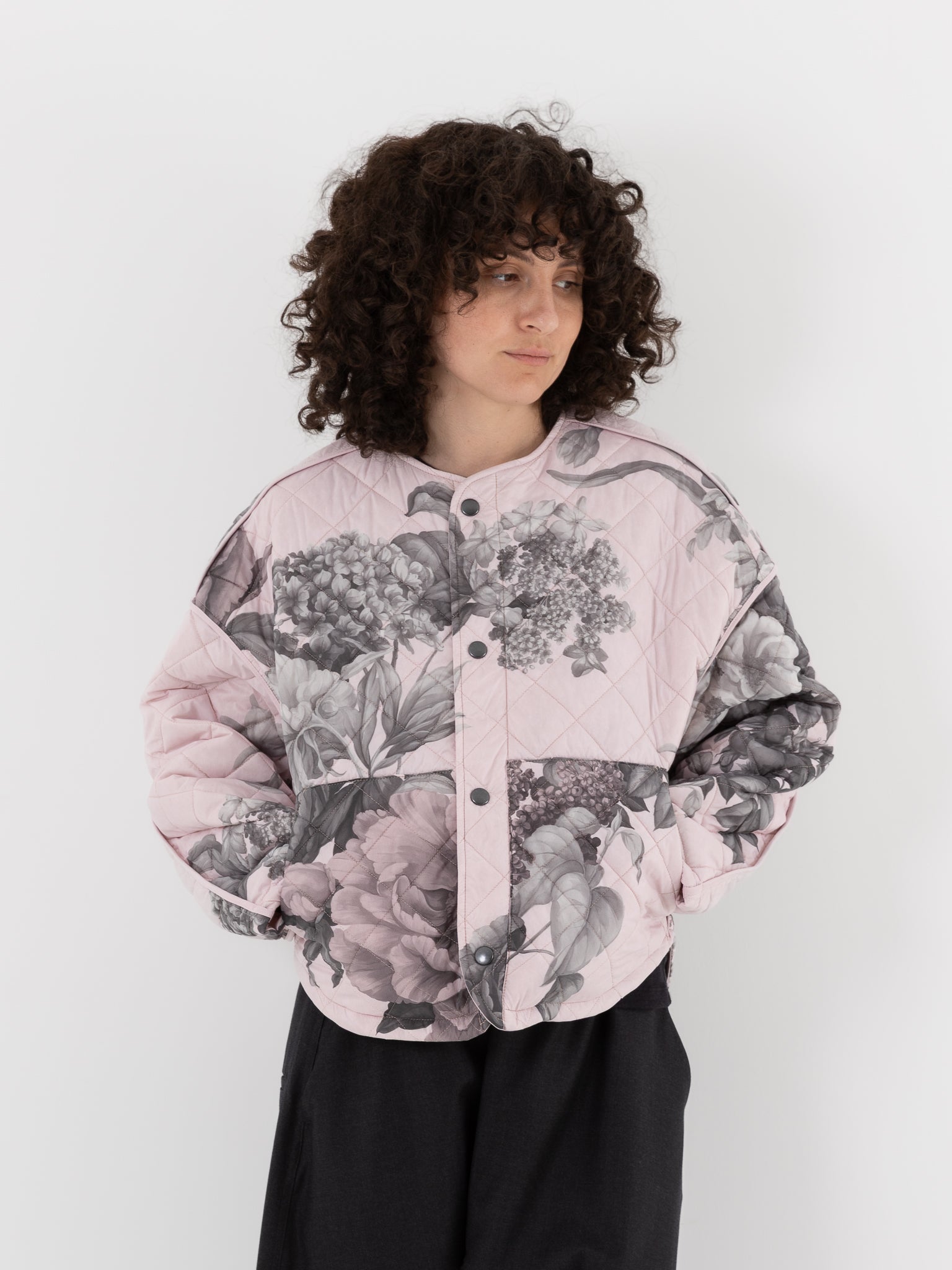 Konrad Isabella Jacket in Blush & Rosa Flower - KONRAD at Worthwhile - shop JACKET