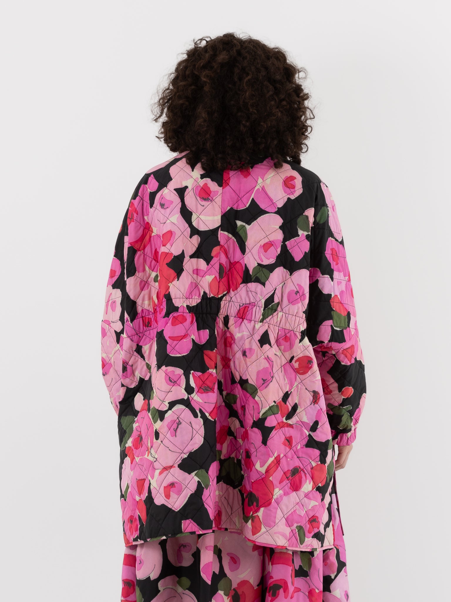 Konrad Sungjin Jacket in Pink Roses & Black - KONRAD at Worthwhile - shop JACKET