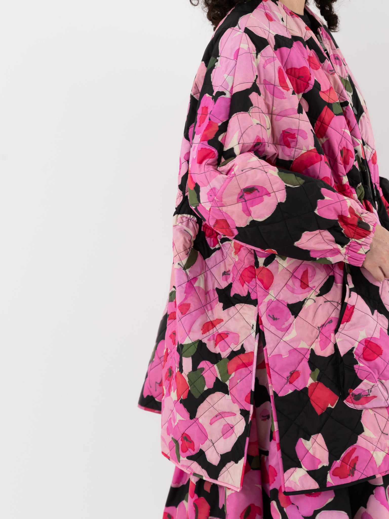 Konrad Sungjin Jacket in Pink Roses & Black - KONRAD at Worthwhile - shop JACKET