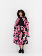 Konrad Sungjin Jacket in Pink Roses & Black - KONRAD at Worthwhile - shop JACKET