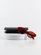 Lapima Nina Petit Sunglasses - Red Solid - LAPIMA at Worthwhile - shop SUNGLASSES