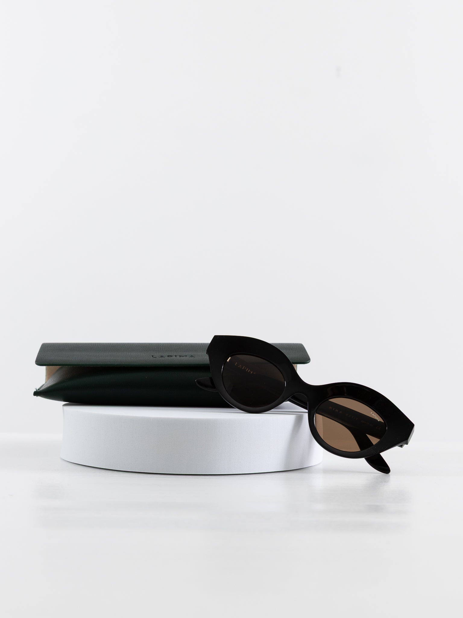Lapima Nina Petit Sunglasses - Black Solid - LAPIMA at Worthwhile - shop SUNGLASSES