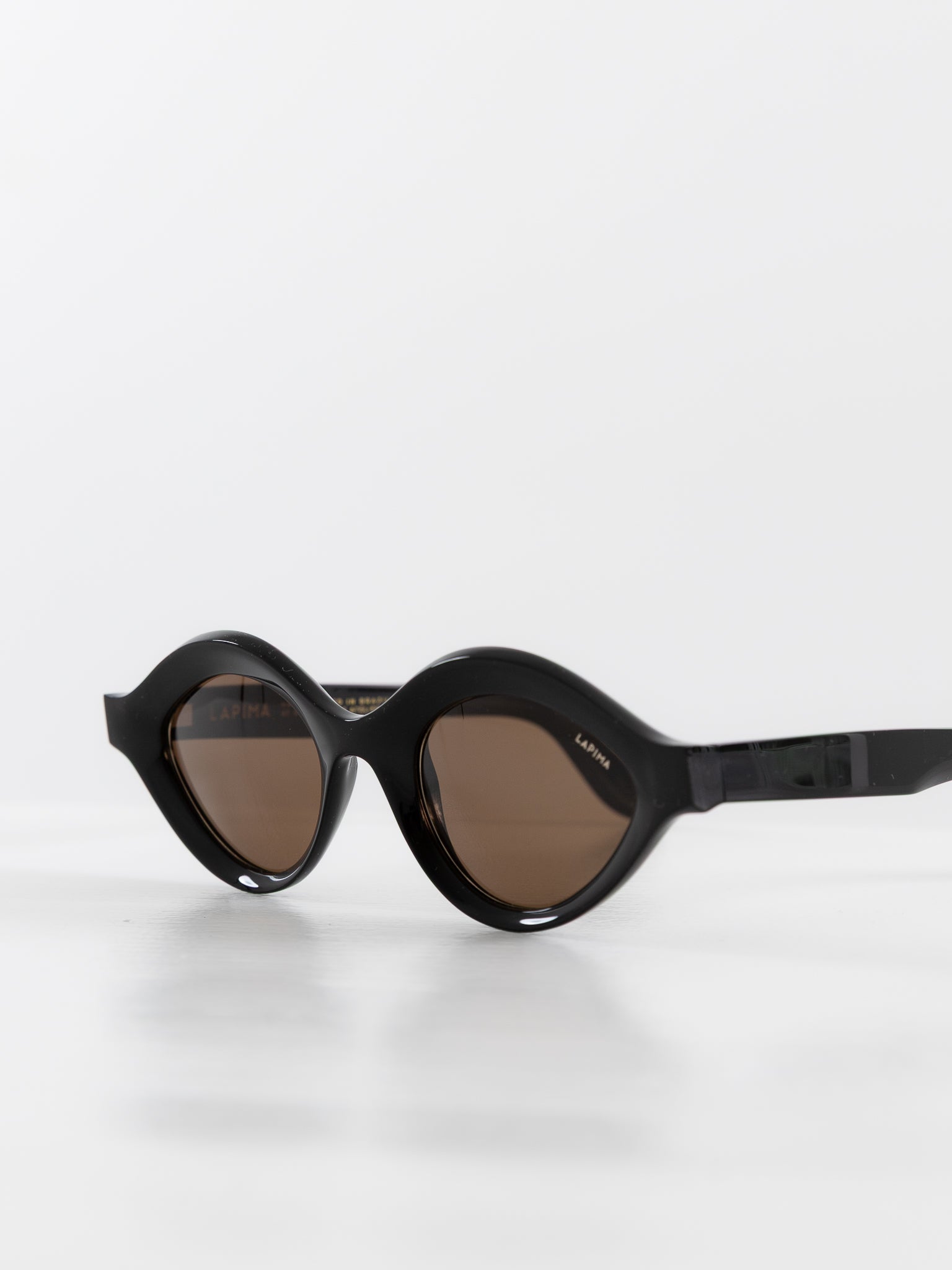 Lapima Isa Sunglasses - Black Solid - LAPIMA at Worthwhile - shop SUNGLASSES