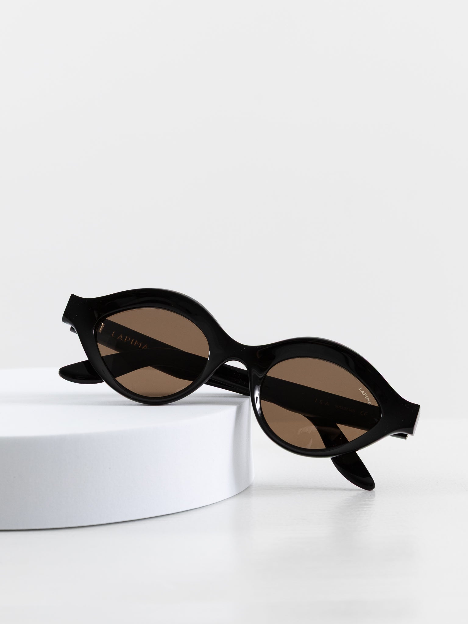 Lapima Isa Sunglasses - Black Solid - LAPIMA at Worthwhile - shop SUNGLASSES