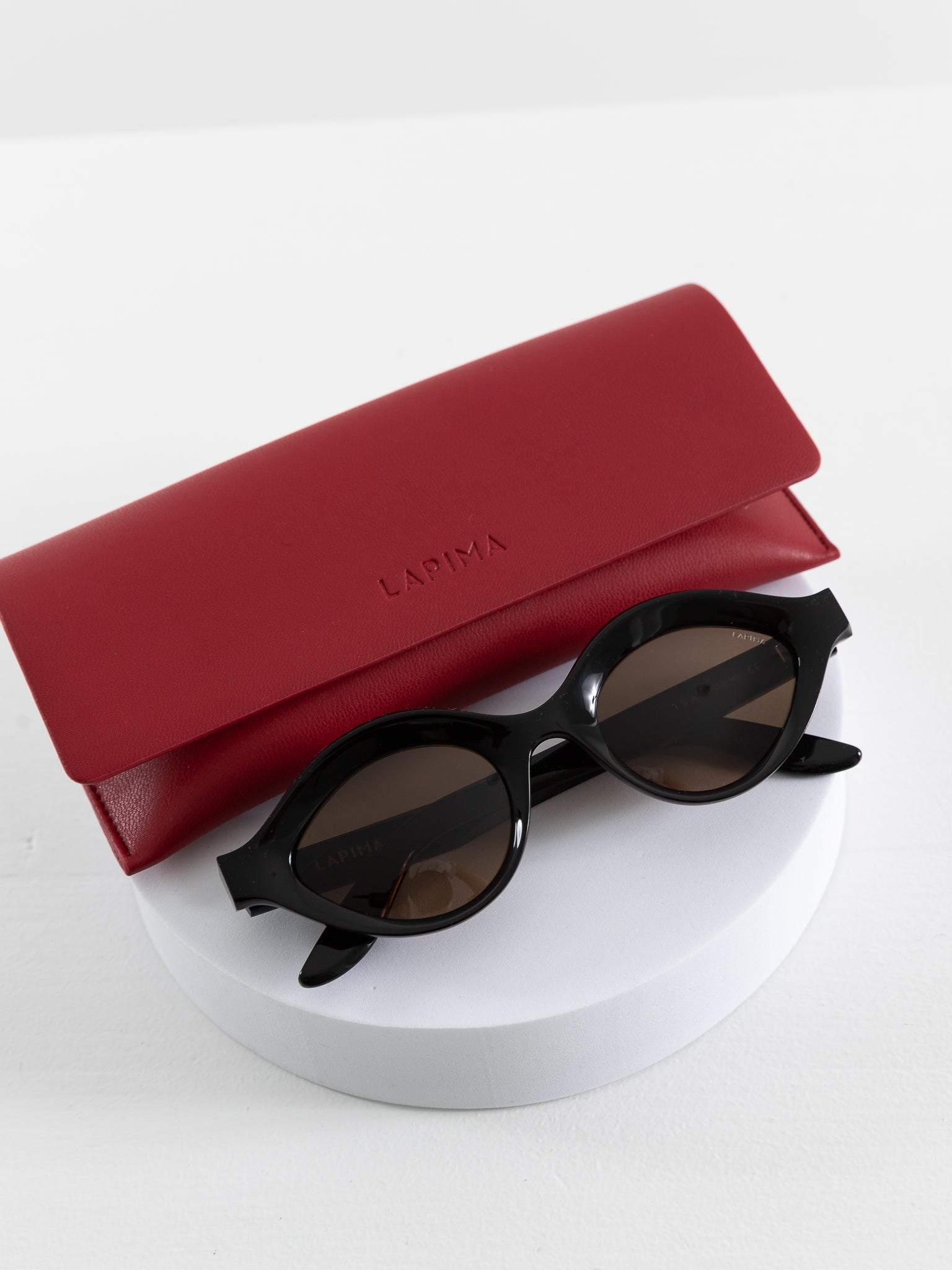 Lapima Isa Sunglasses - Black Solid - LAPIMA at Worthwhile - shop SUNGLASSES