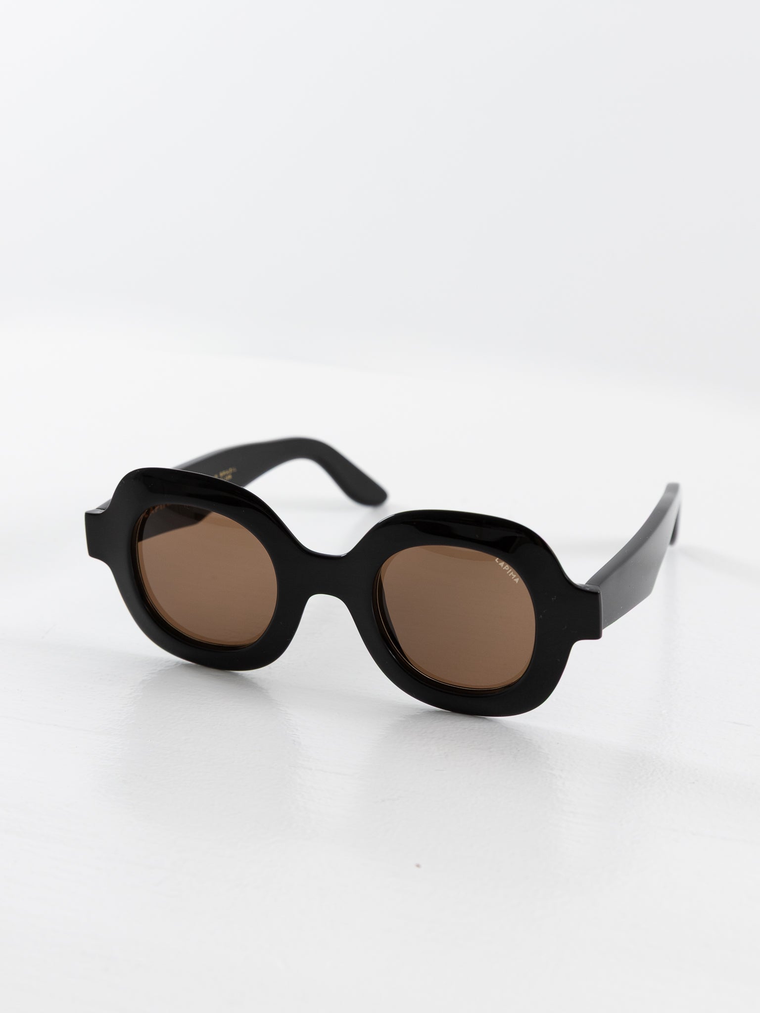 Lapima Catarina Sunglasses - Black Solid - LAPIMA at Worthwhile - shop SUNGLASSES