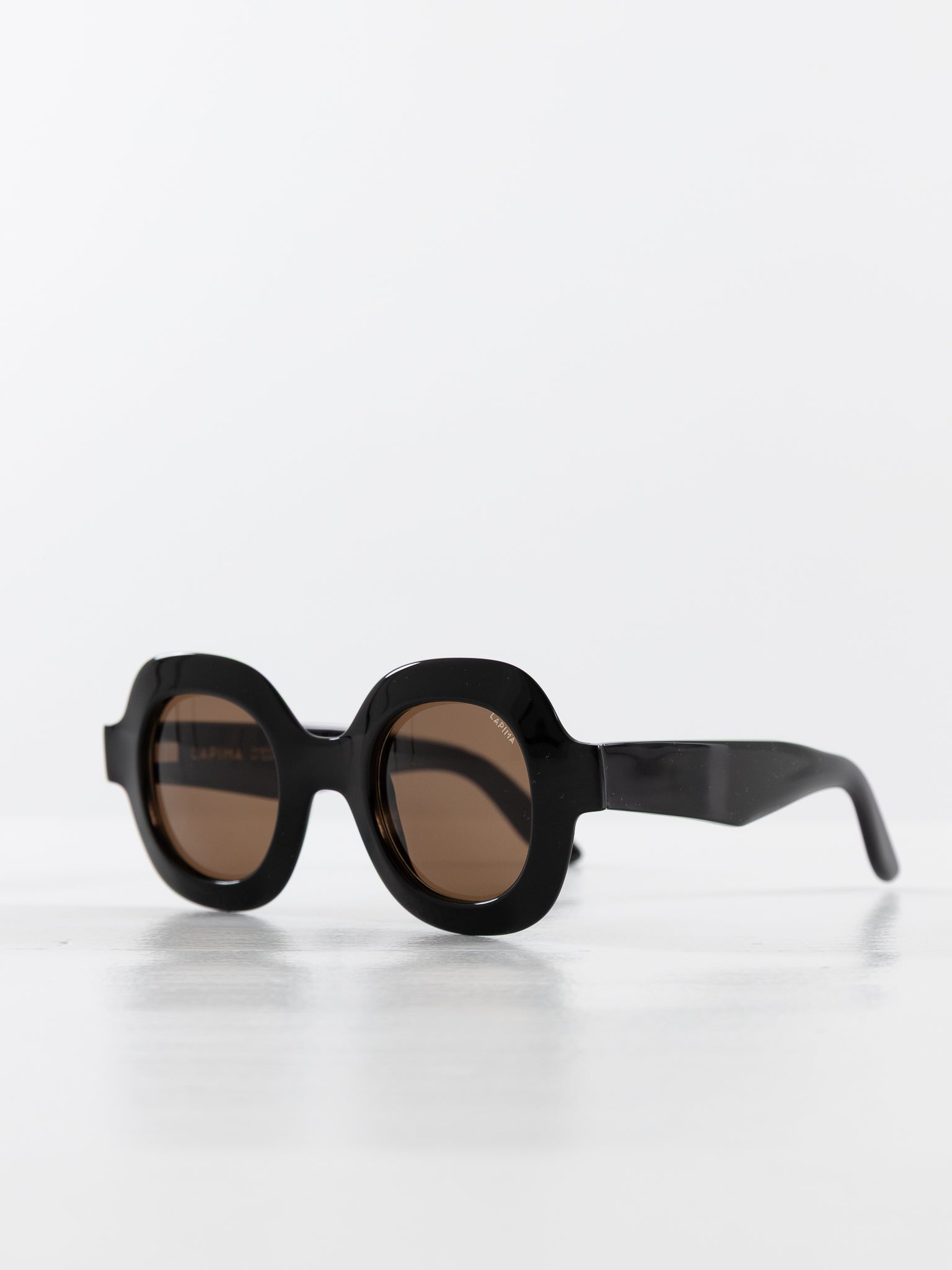 Lapima Catarina Sunglasses - Black Solid - LAPIMA at Worthwhile - shop SUNGLASSES