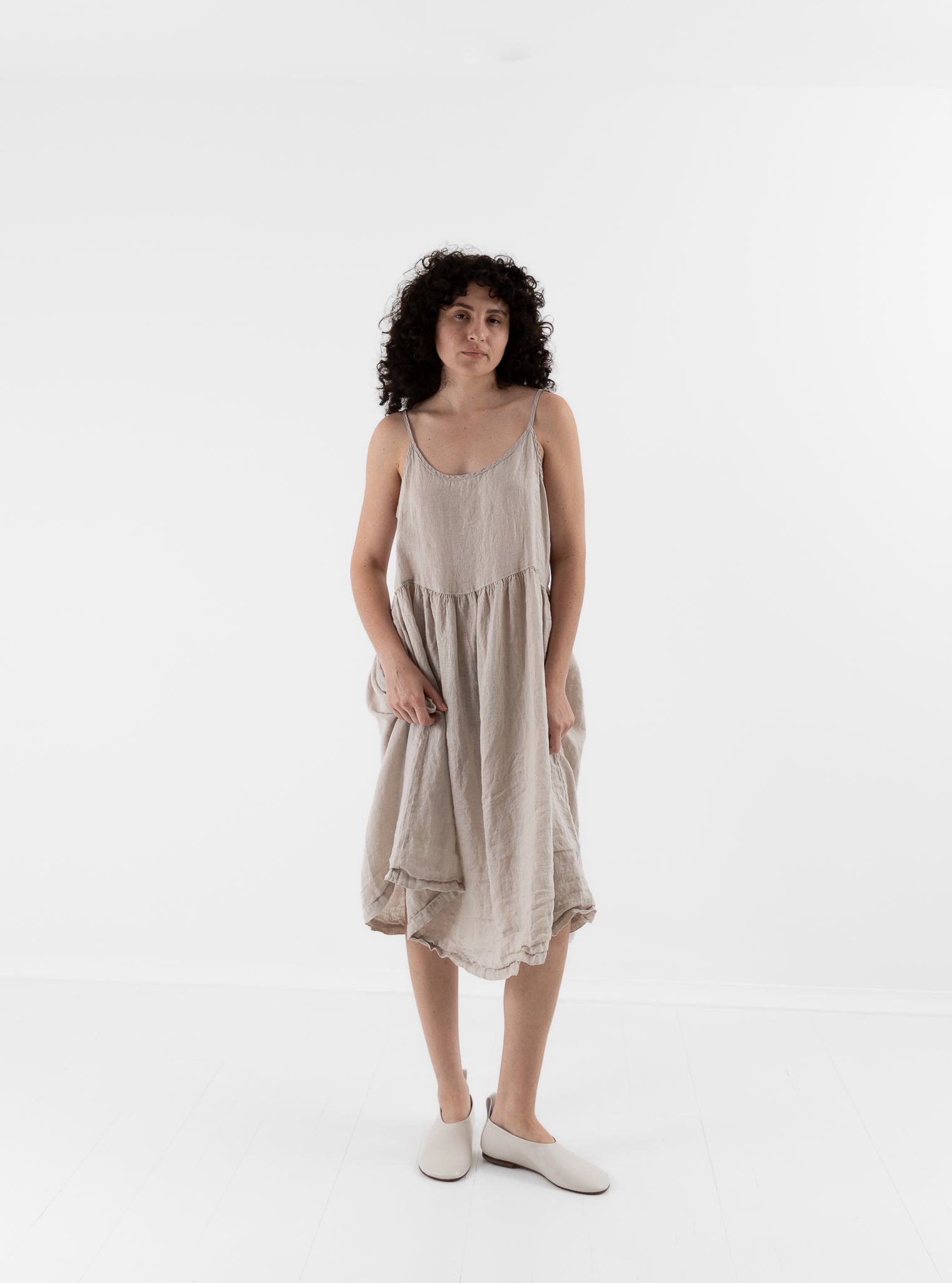Llea Blue Vivian Dress in Oat - LLEA BLUE at Worthwhile - shop DRESS