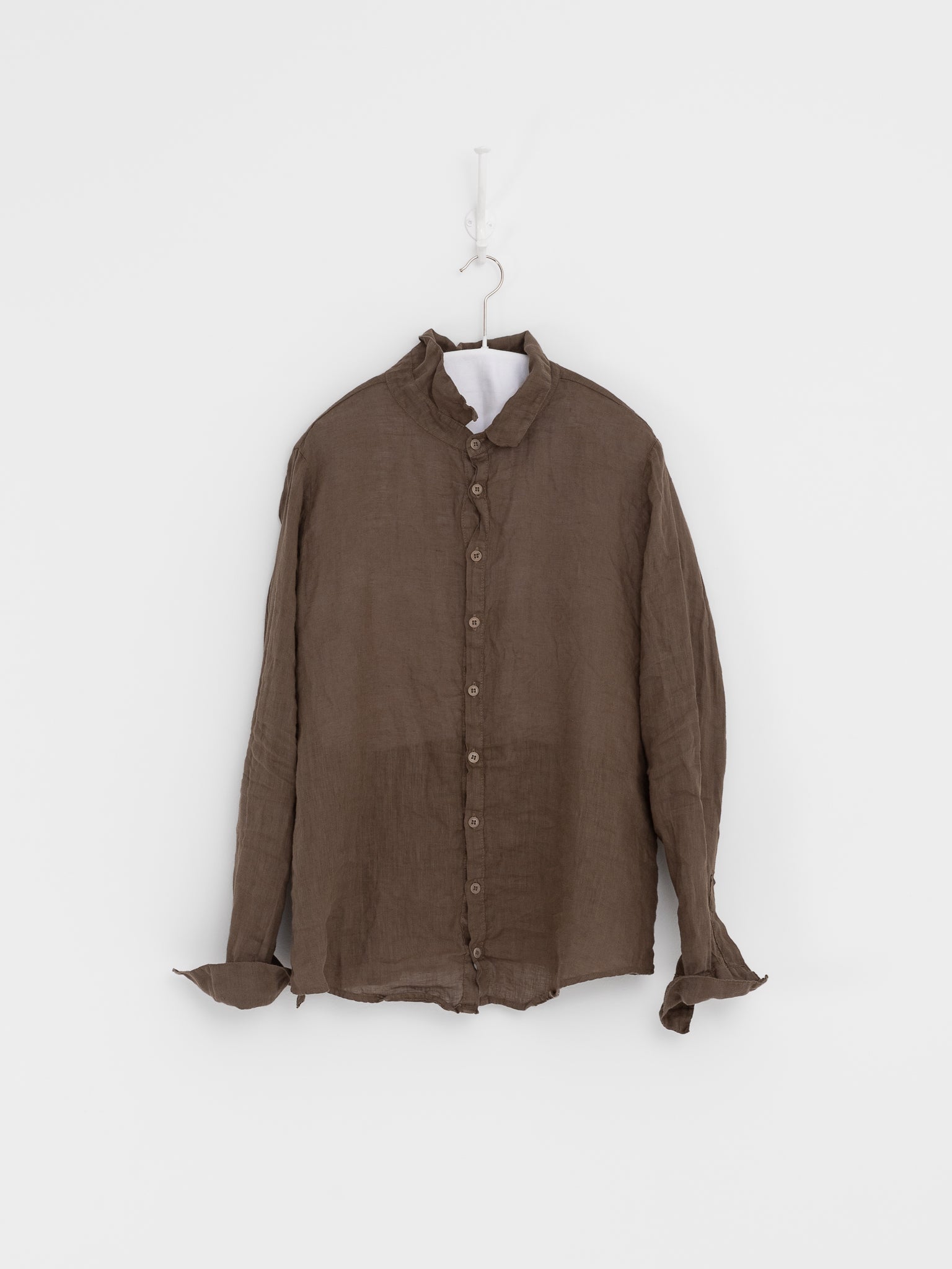 Llea Blue Dorie Shirt in Bark - LLEA BLUE at Worthwhile - shop TOP