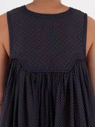 Maison de Soil Quilting Dress in Off Black/Bright Navy - MAISON DE SOIL at Worthwhile - shop DRESS