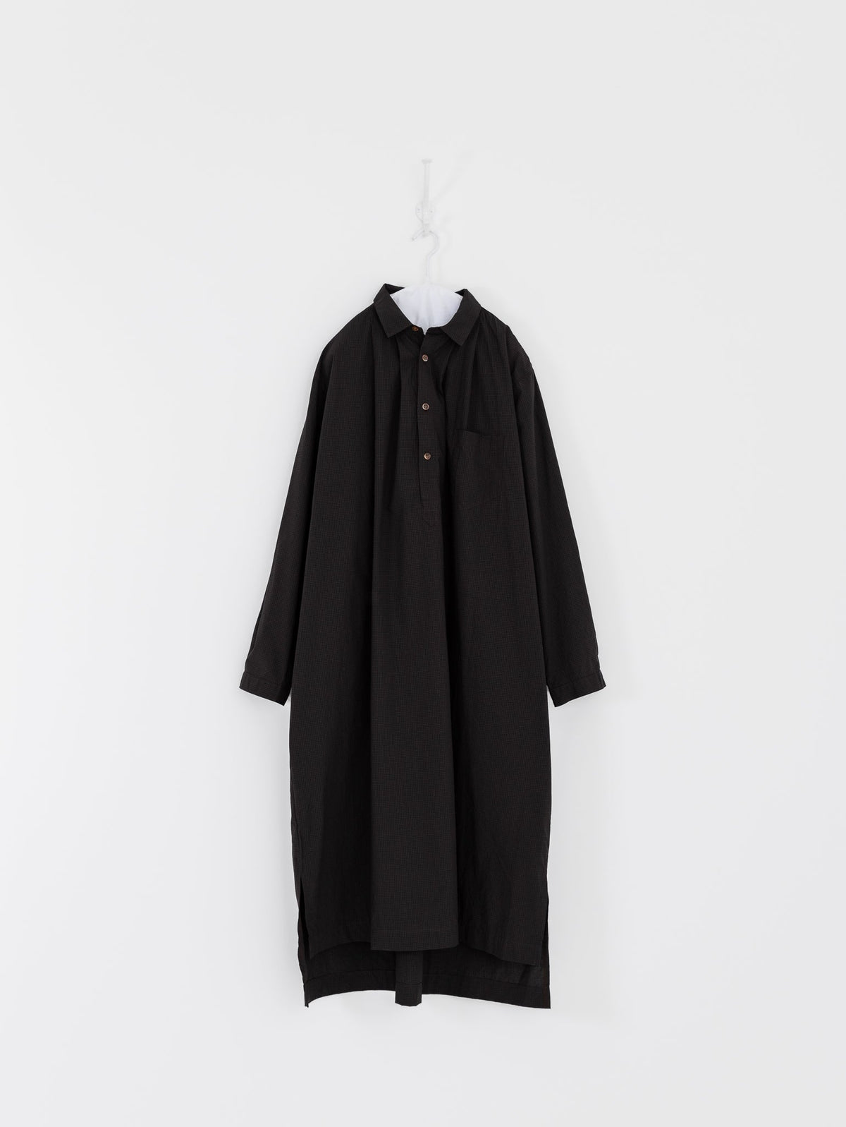 Makié Cleo Dress in Charcoal Check - MAKIE at Worthwhile - shop DRESS