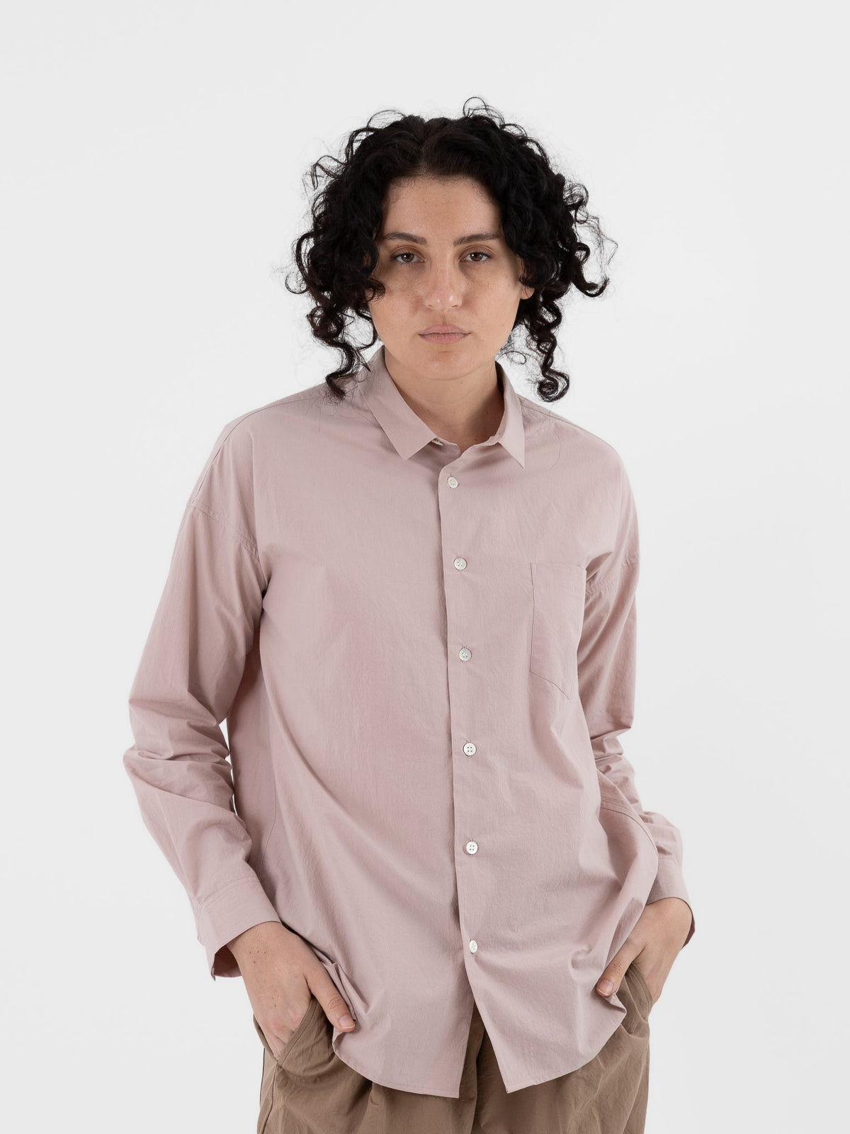 Makié Kate Shirt in Pink - MAKIE at Worthwhile - shop TOP