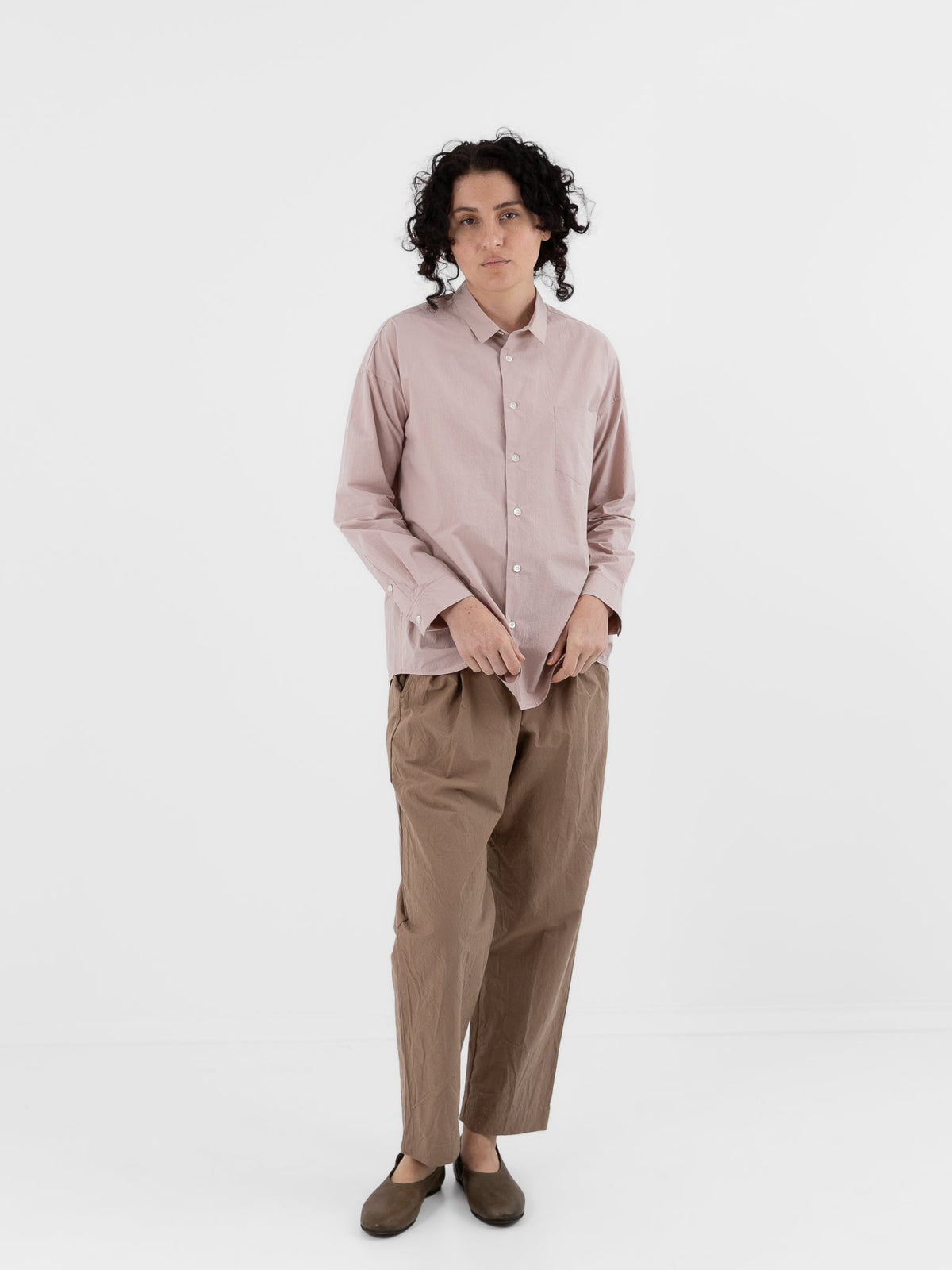 Makié Kate Shirt in Pink - MAKIE at Worthwhile - shop TOP