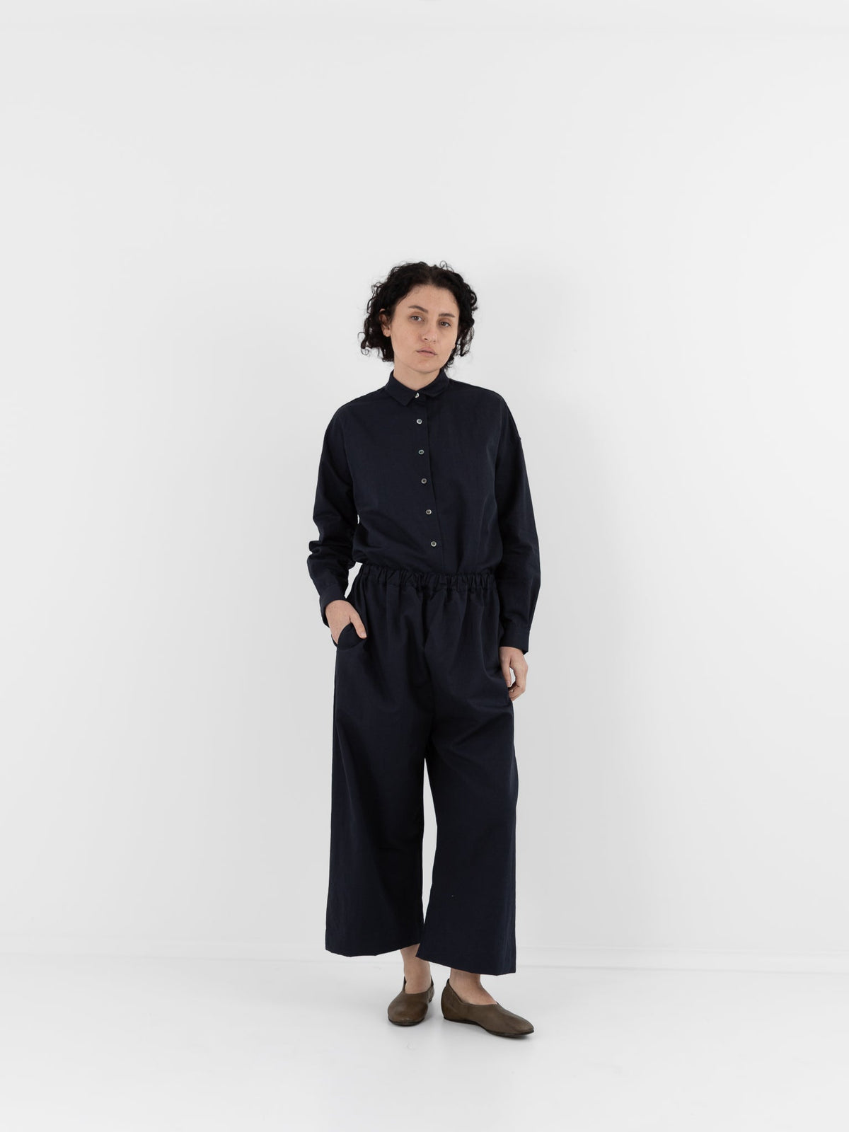 Makié Quince Pants in Navy - MAKIE at Worthwhile - shop PANT