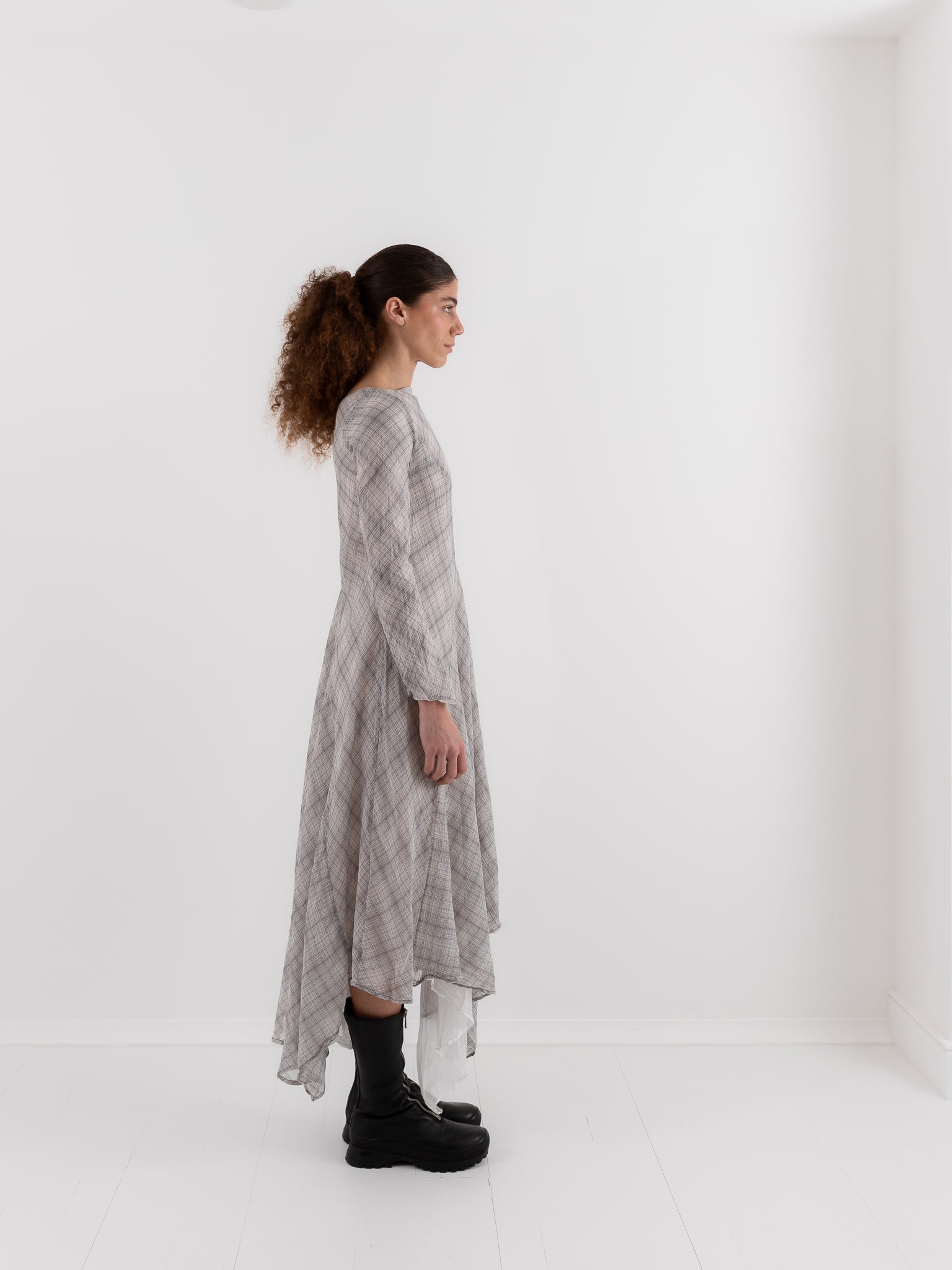 Marc LeBihan Dress 2111 in Grey - MARC LE BIHAN at Worthwhile - shop DRESS