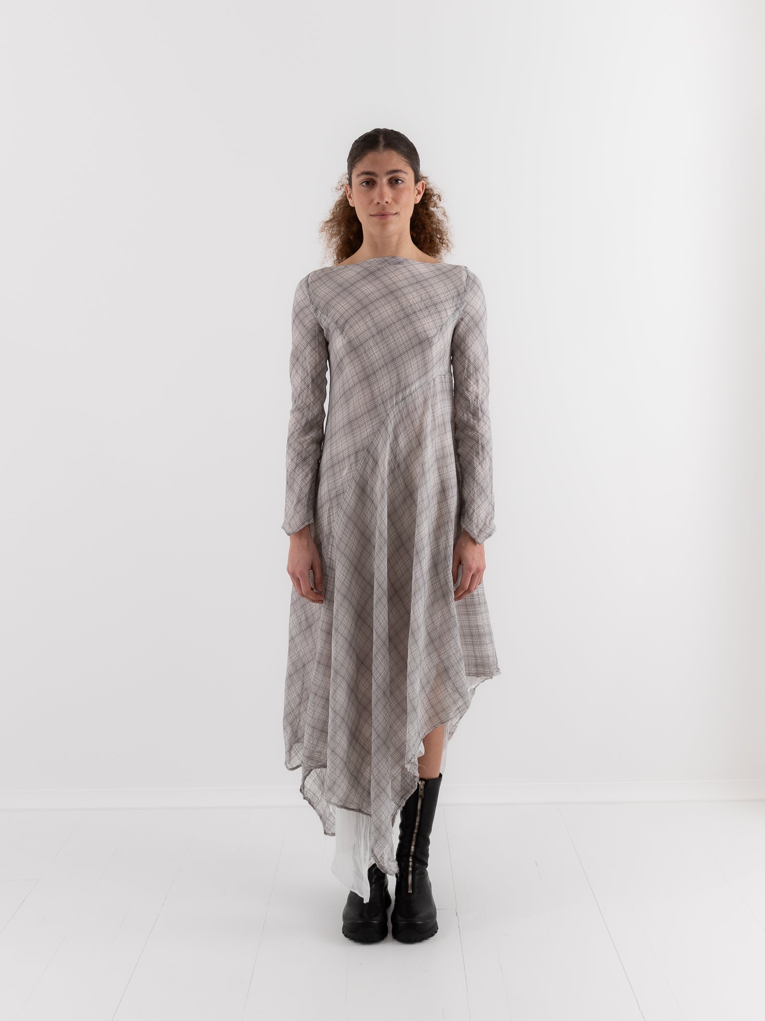 Marc LeBihan Dress 2111 in Grey - MARC LE BIHAN at Worthwhile - shop DRESS