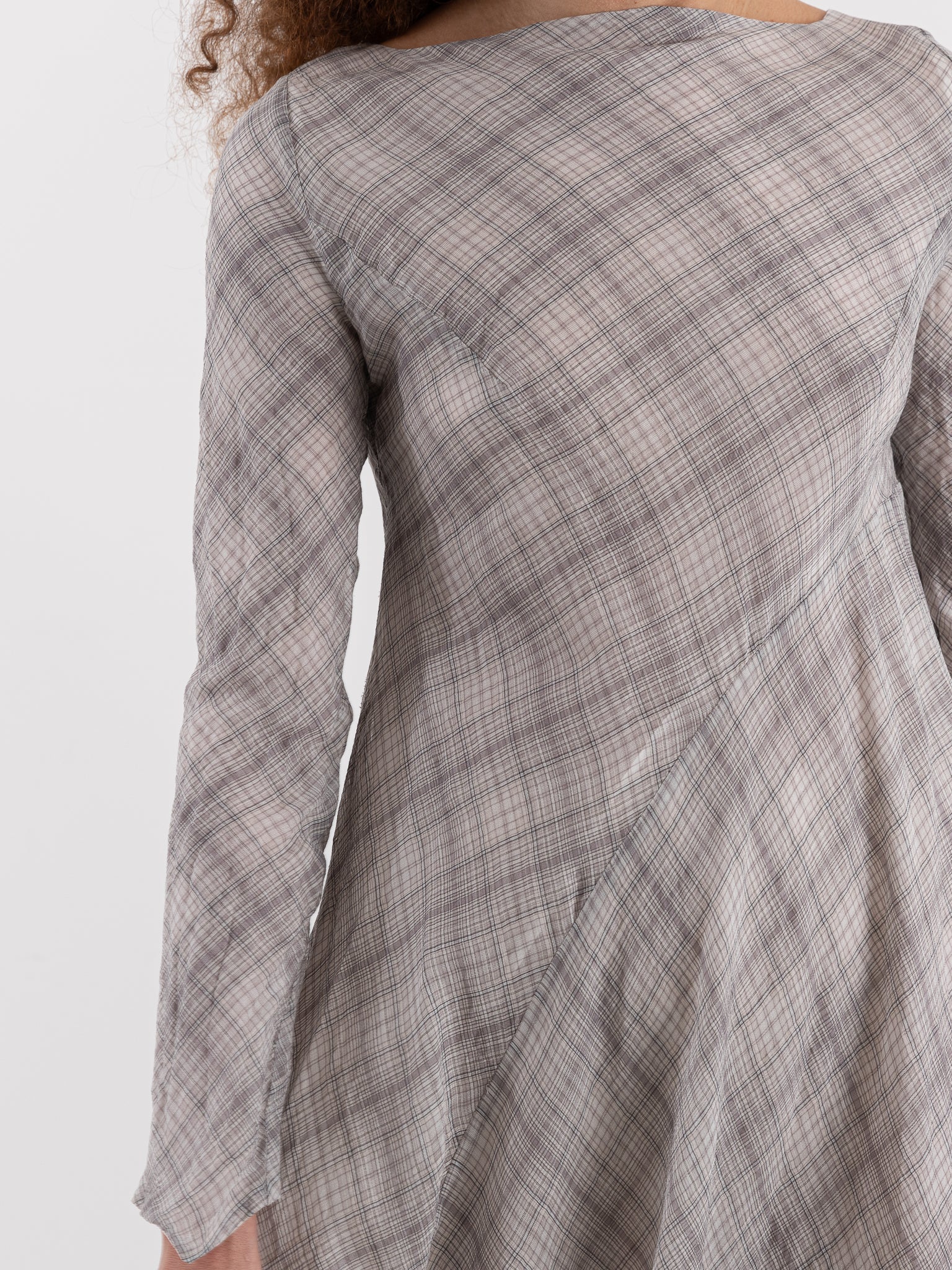 Marc LeBihan Dress 2111 in Grey - MARC LE BIHAN at Worthwhile - shop DRESS