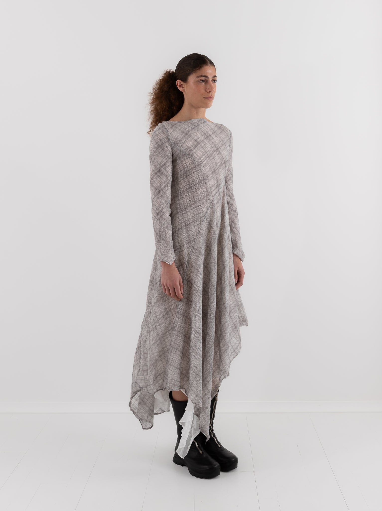 Marc LeBihan Dress 2111 in Grey - MARC LE BIHAN at Worthwhile - shop DRESS