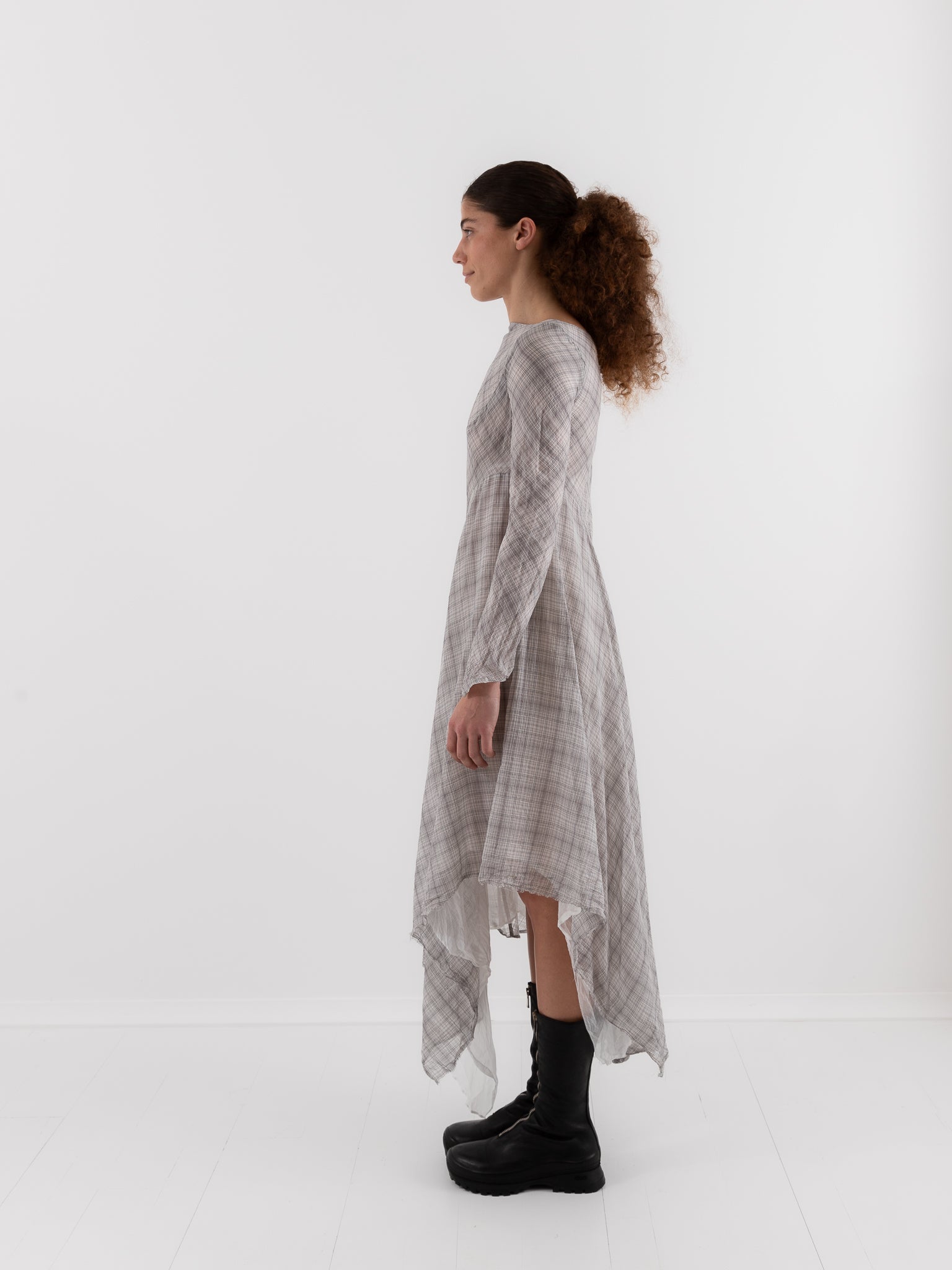 Marc LeBihan Dress 2111 in Grey - MARC LE BIHAN at Worthwhile - shop DRESS